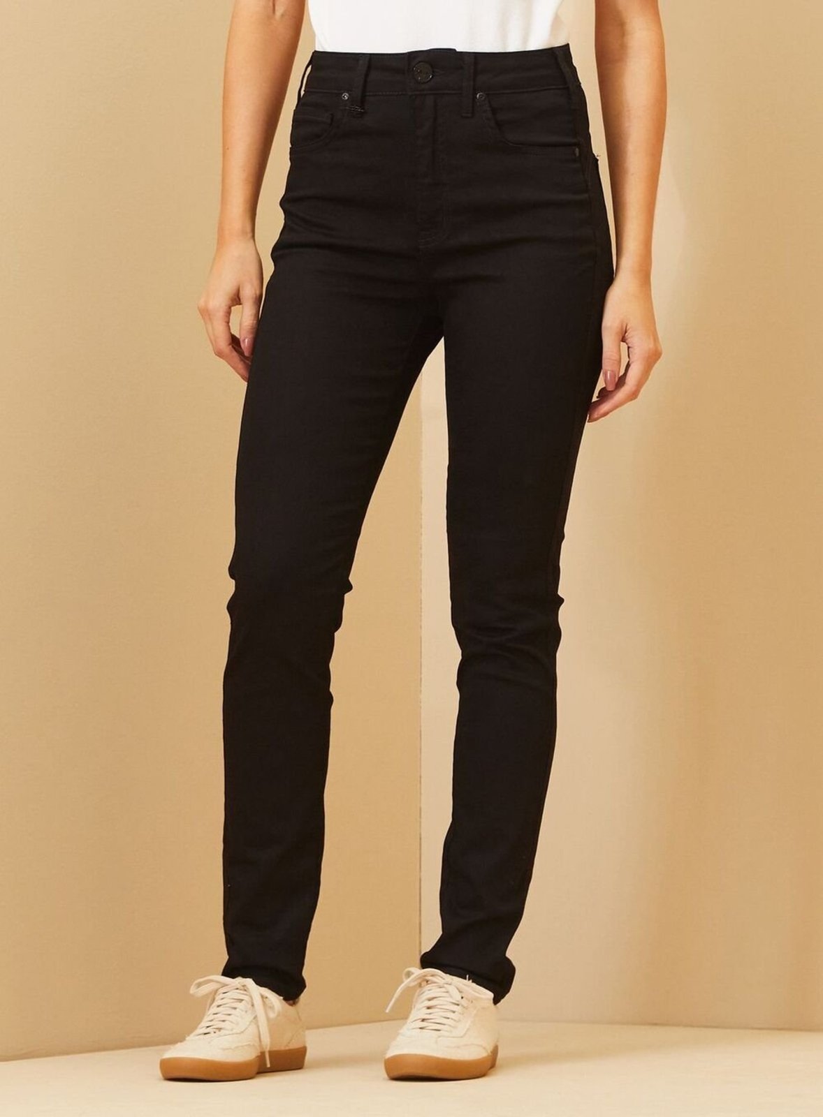 Calça Feminina Jeans Graciane Skinny Triton Indigo Preto