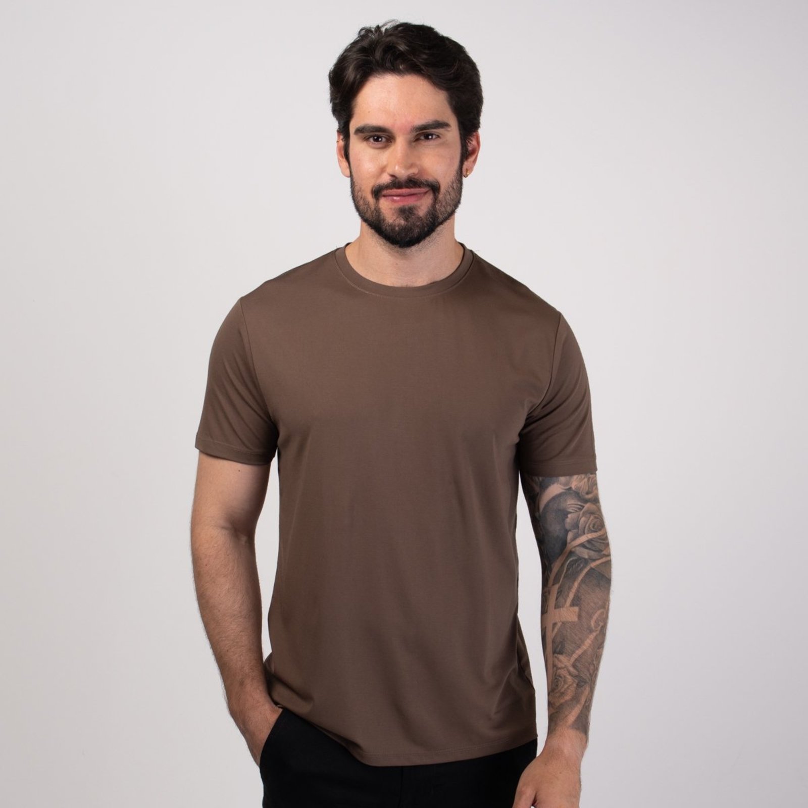 Camiseta Versatiold Flow Marrom