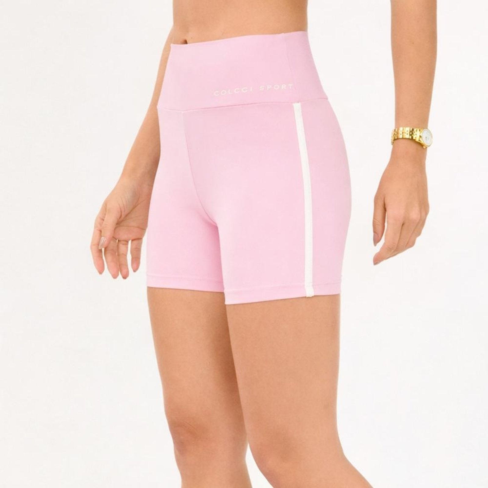 Bermuda Colcci Perfect Fit OU26 Feminina Rosa Arabesque Rosa
