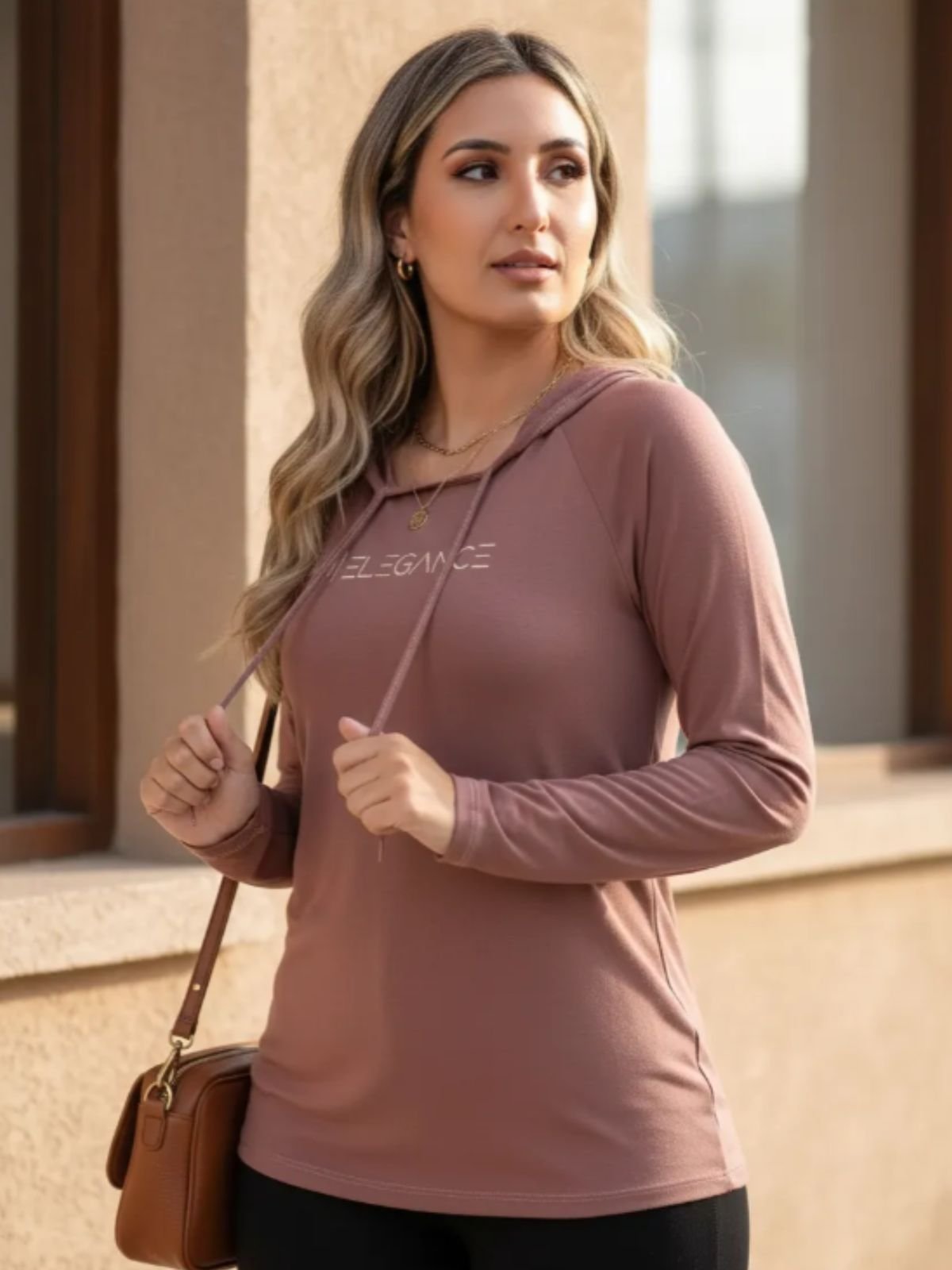 Blusa Feminina Manga Longa Elegance Mousse