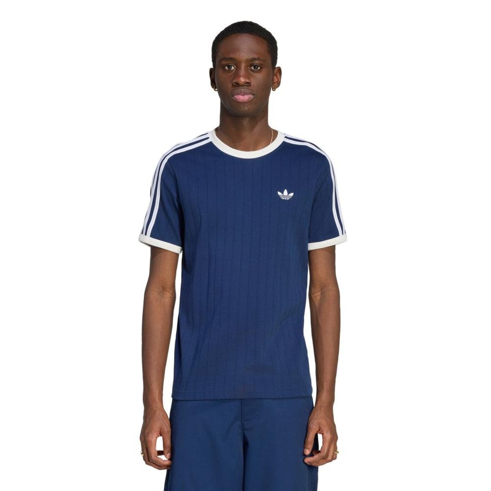 CAMISETA DROP NEEDLE TRÊS LISTRAS adidas Originals Azul