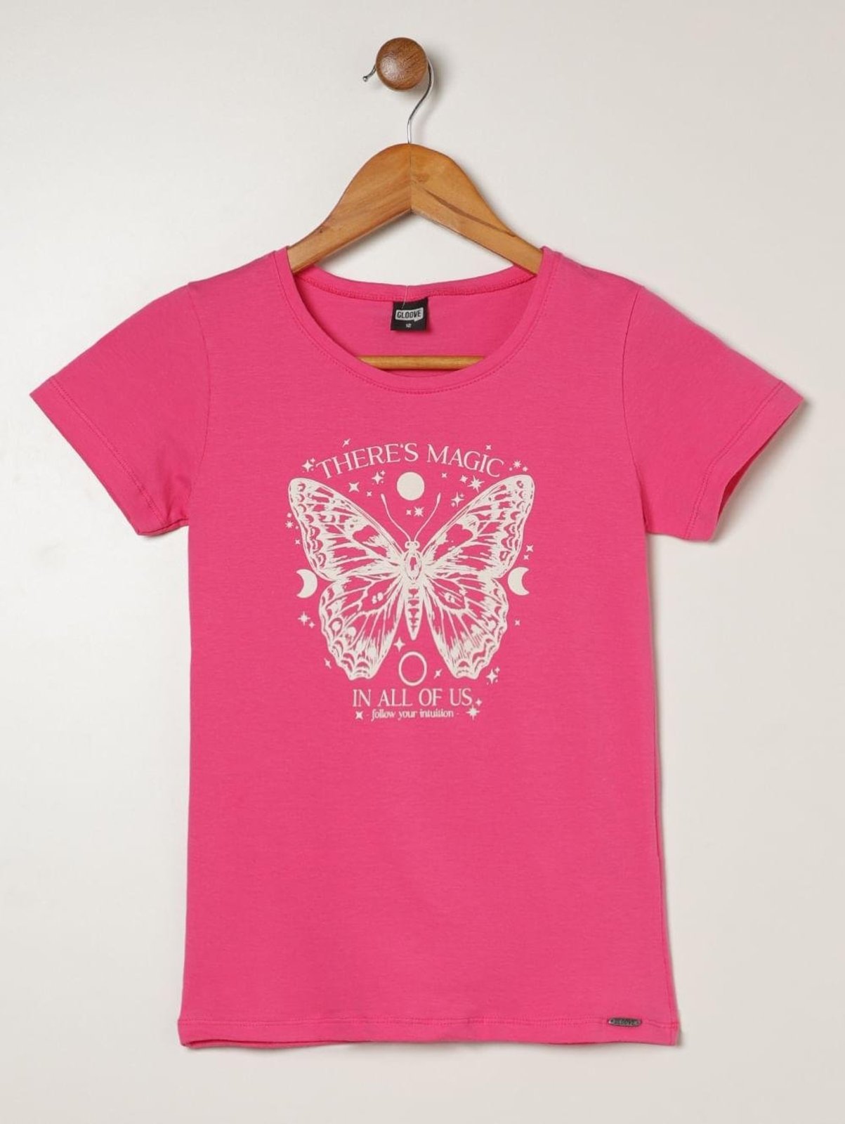 Infantil - Blusa Cotton Juvenil Para Menina - ROSA