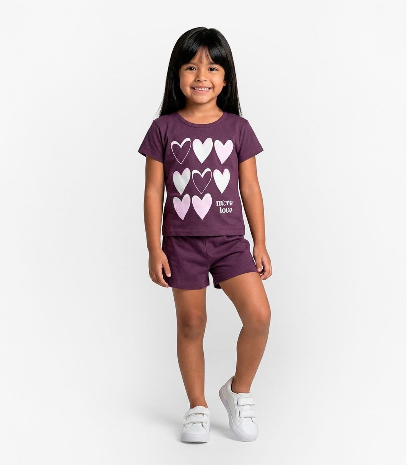 Vista 2 Infantil - Conjunto Feminino Seletc Select roxo Select roxo