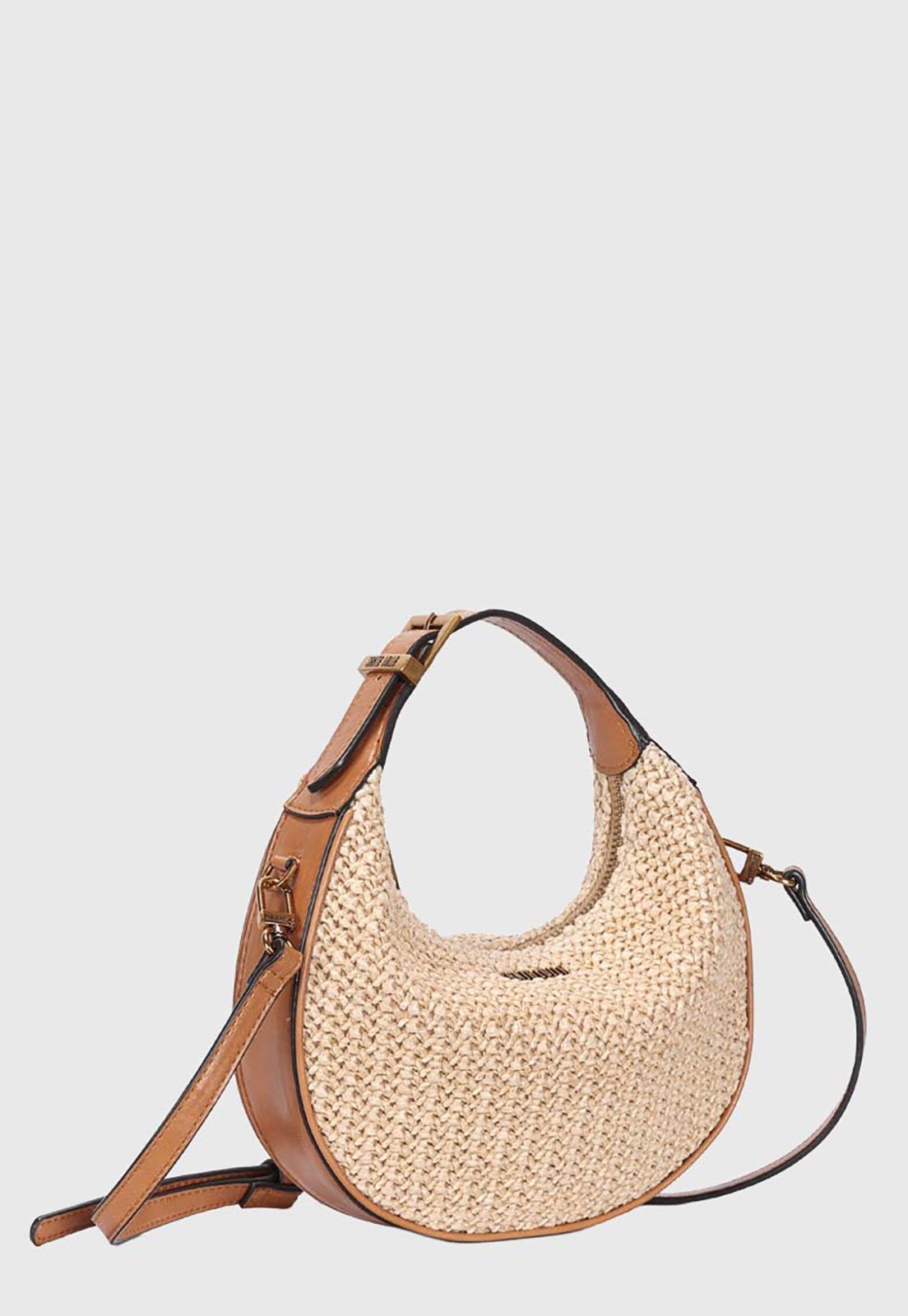 Bolsa Feminina Santa Lolla Média Alça Ajustável Bege