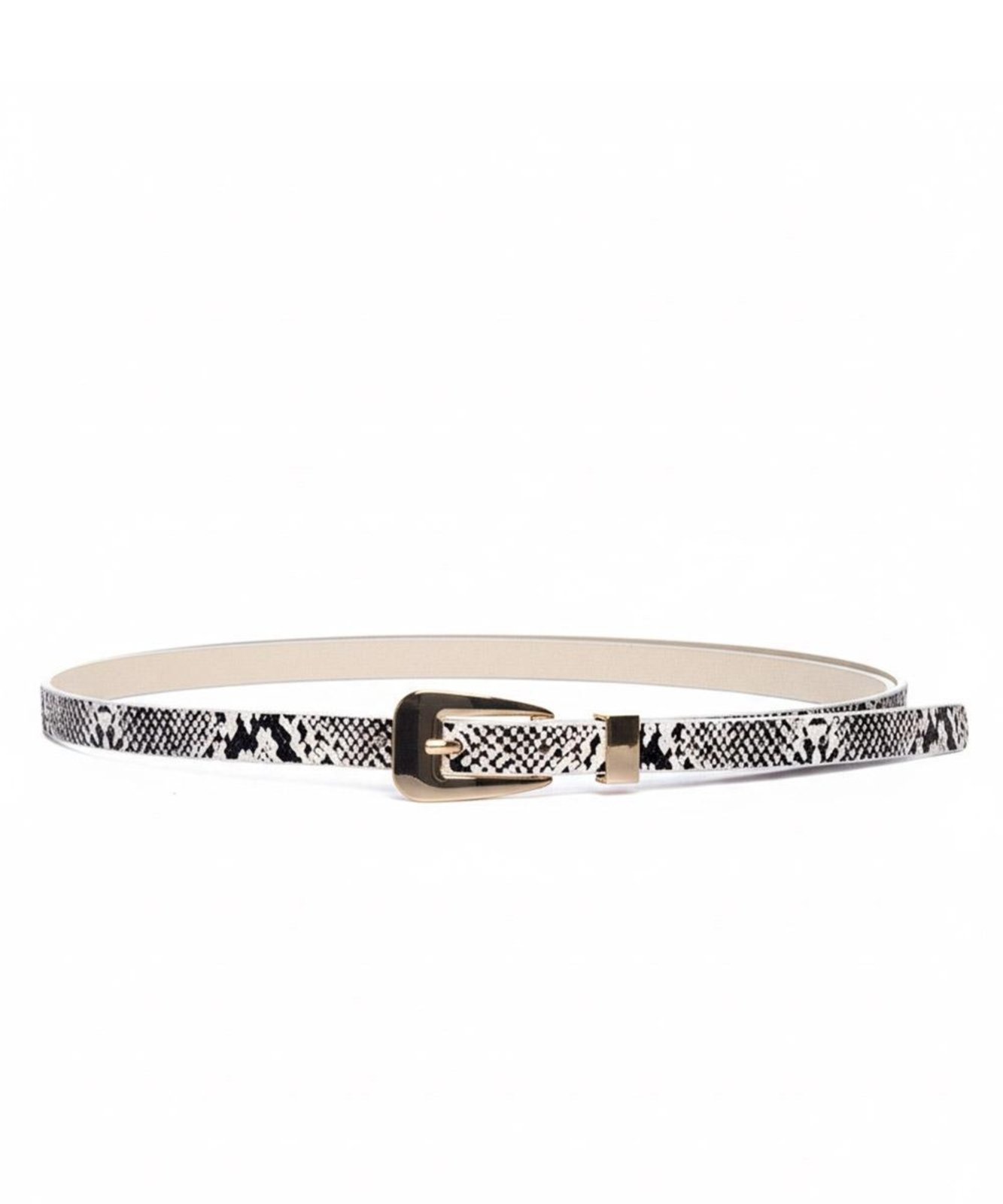 Cinto Fino Feminino Pixolé Off White Incolor