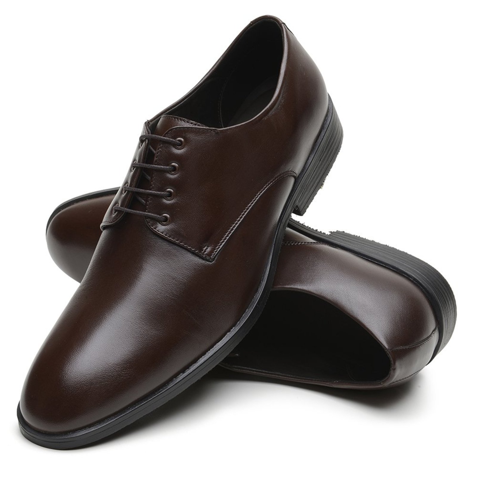 Sapato Masculino Anna Andrade Social Em Couro Oxford Mocassim Elegante Leve Café