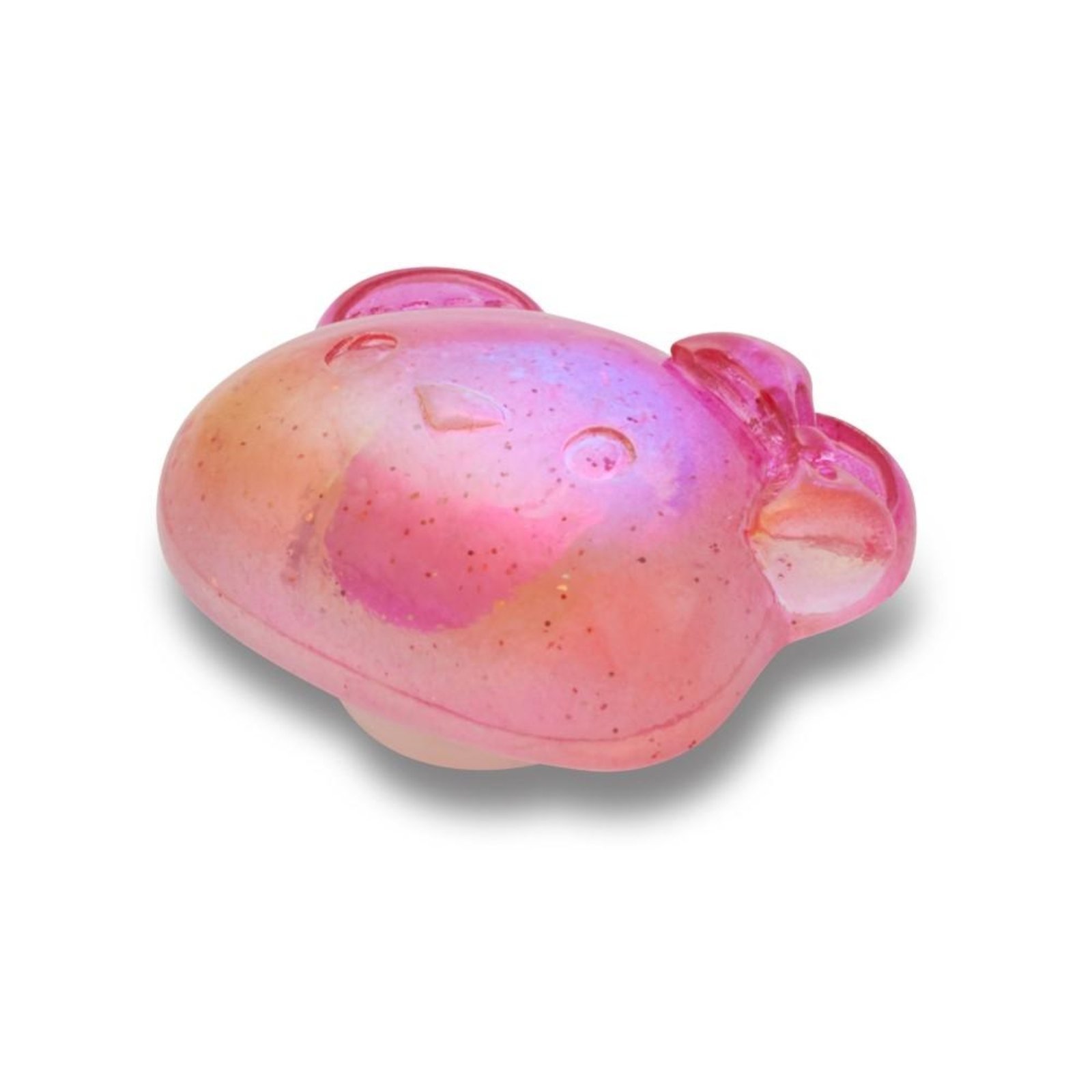 Vista 3 Infantil - Jibbitz™ Cara de Urso de Geleia Crocs branco