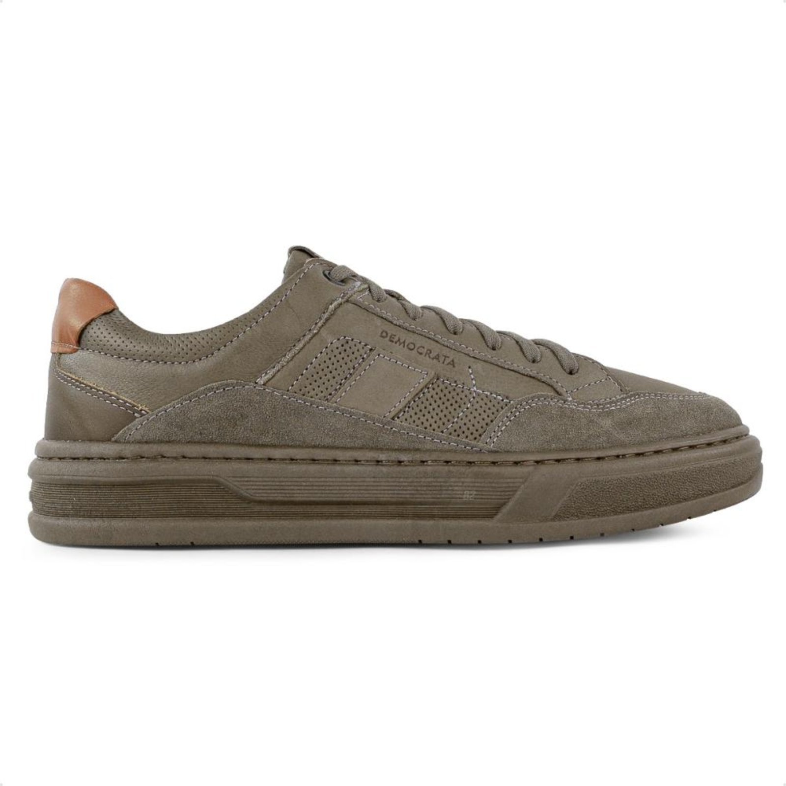 Sapatênis Democrata Denim Wide Masculino Cinza