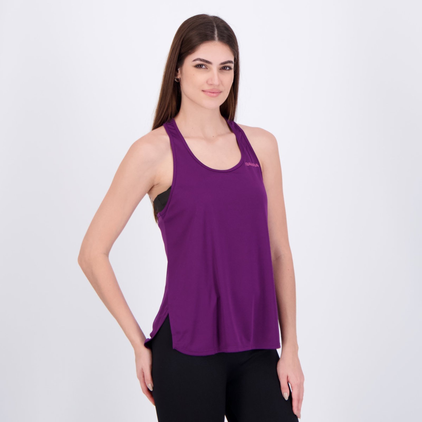 Vista 3 Regata Rainha Gym II New Feminina roxo Rainha roxo