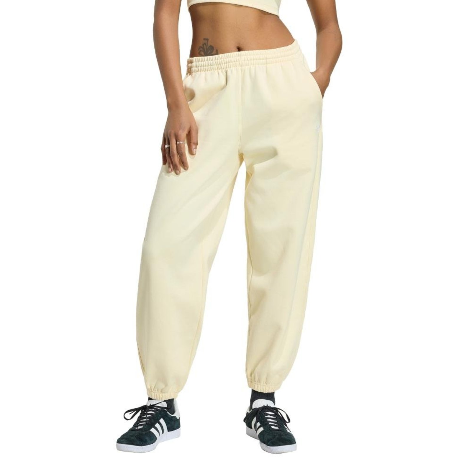 CALÇA JOGGER FOLGADA DE FLEECE ESSENTIALS adidas Originals Amarelo