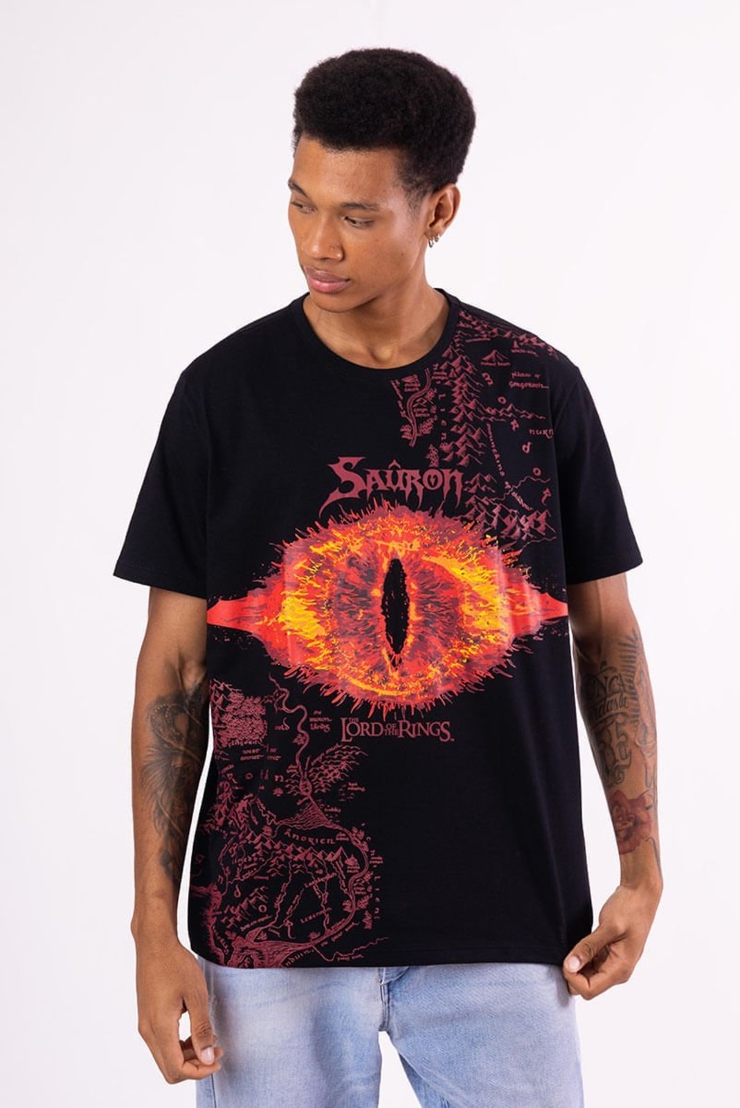Camiseta O Senhor Dos Anéis Sauron