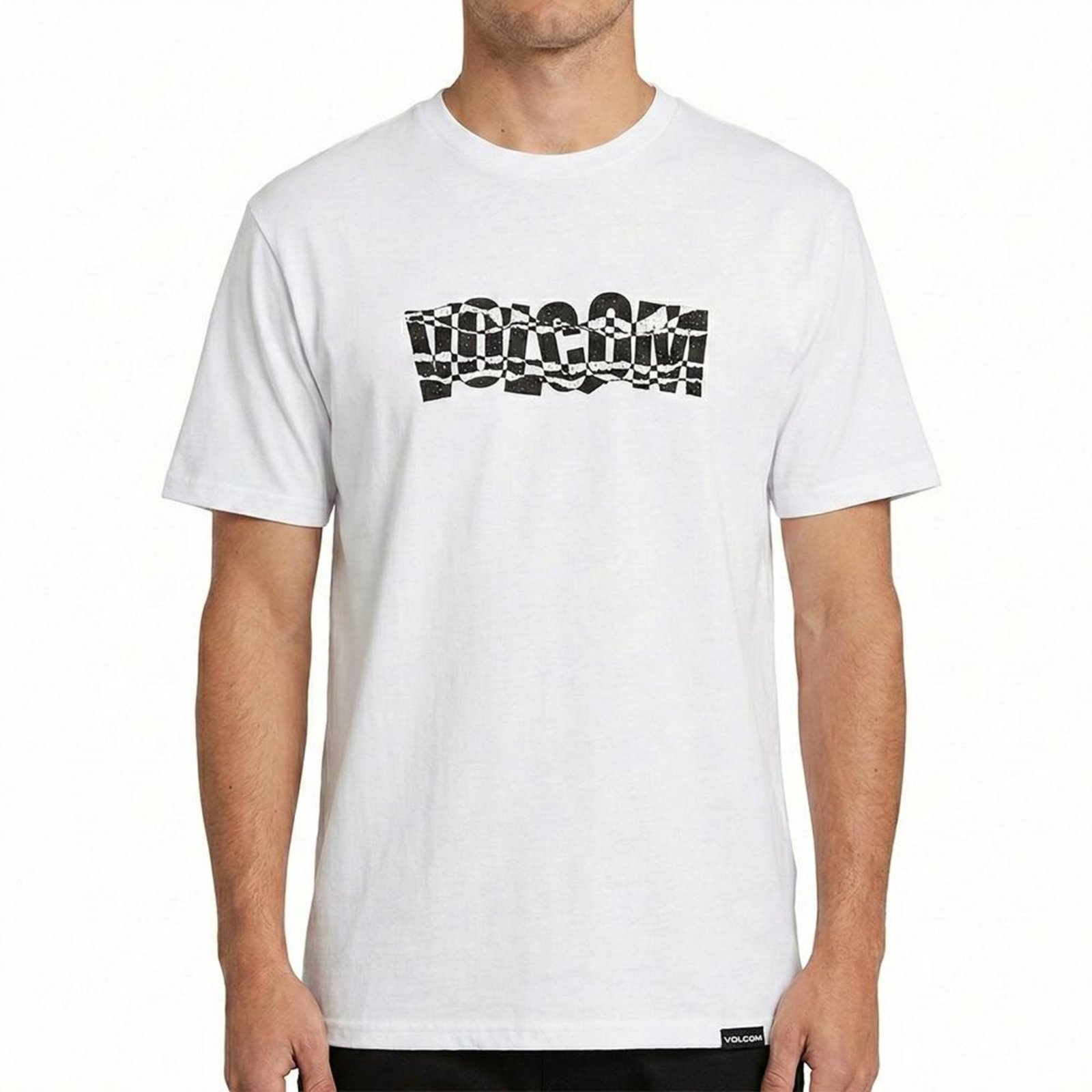 Camiseta Volcom Comfort Fenderbender SM26 Masculina Branco