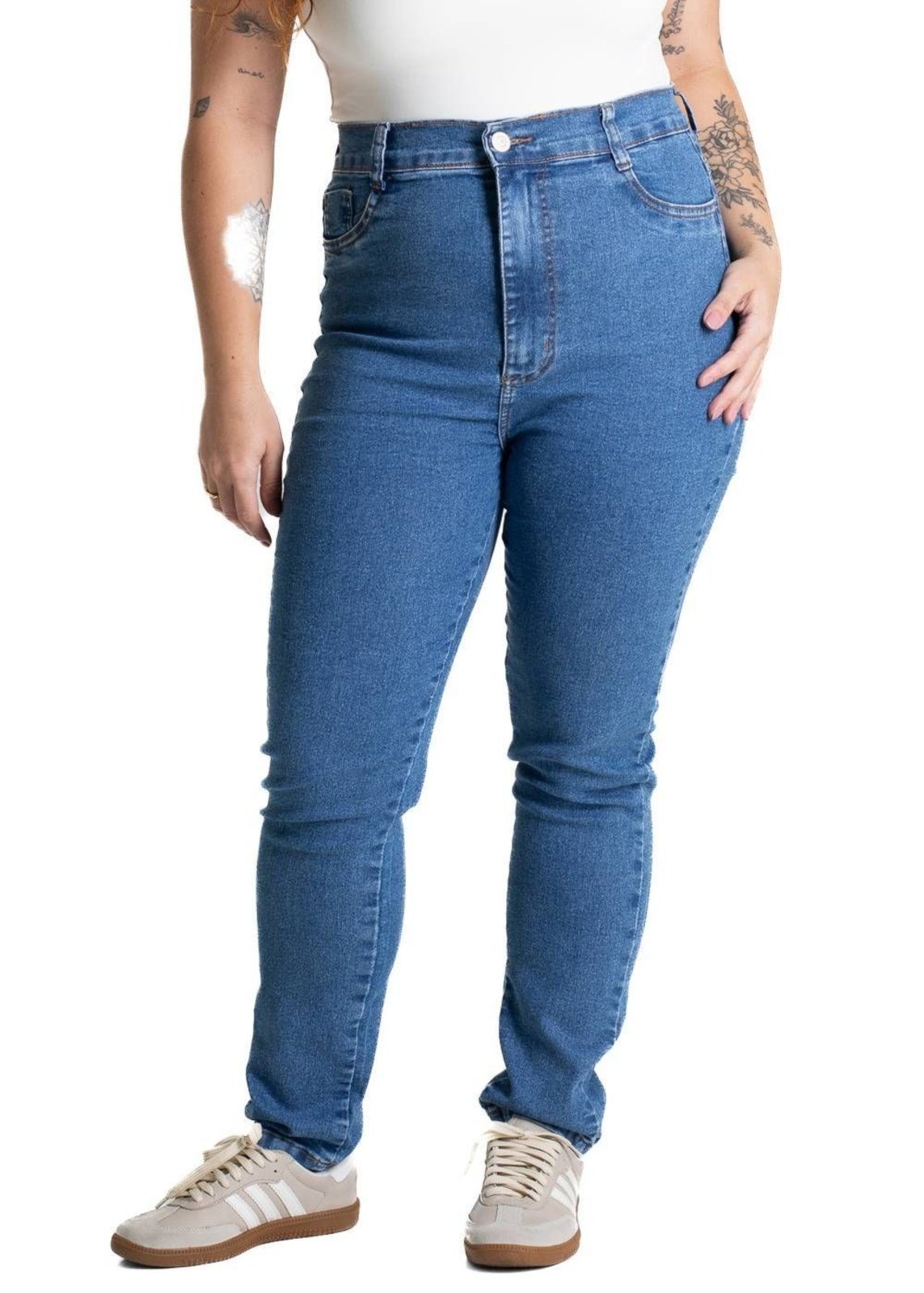Calça Jeans Sawary Plus Size – 280945 – Azul – Sawary