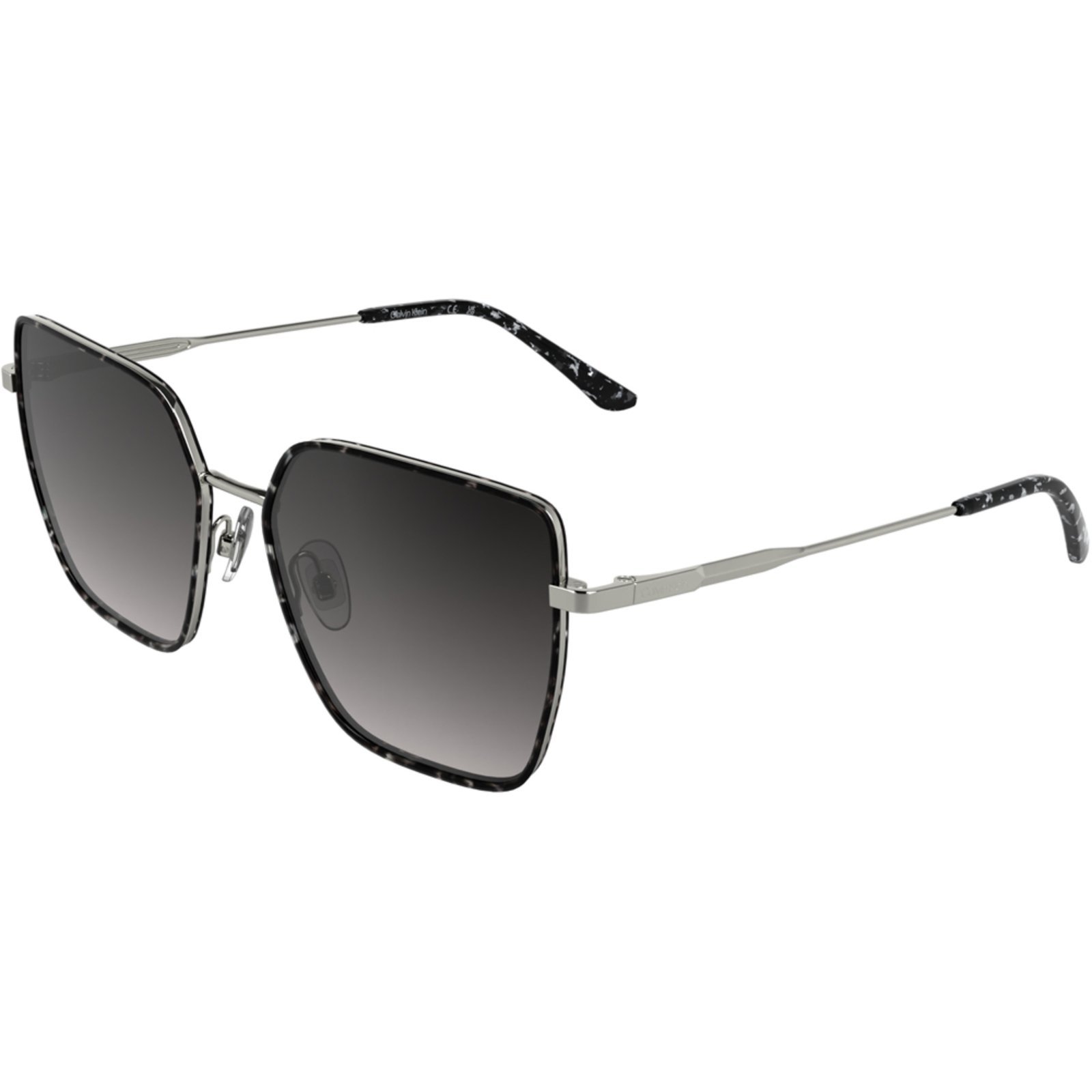 Vista 2 Óculos de Sol Calvin Klein 25111S 025 Feminino cinza cinza