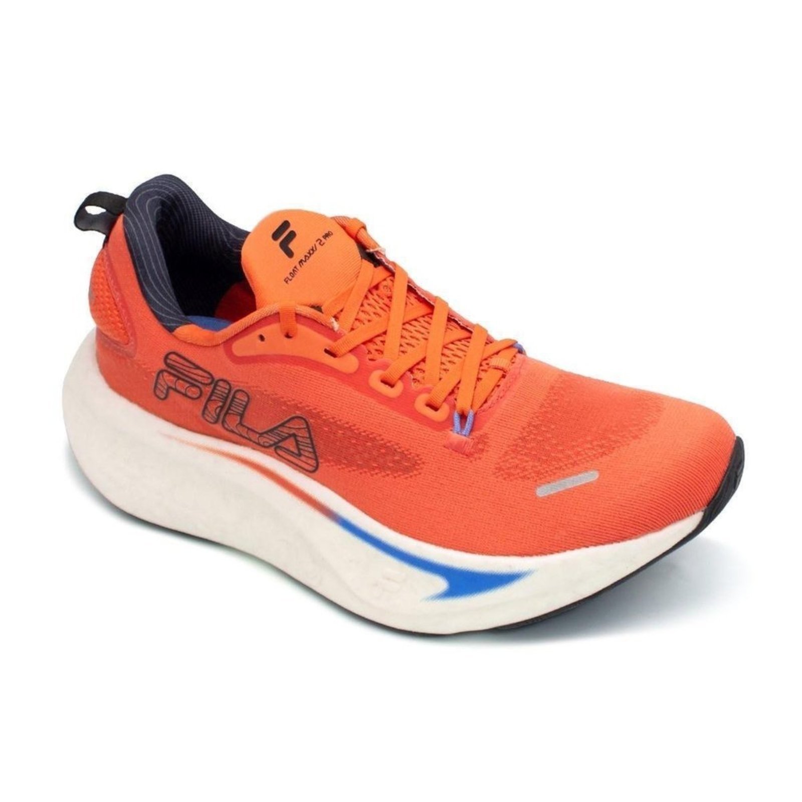 Vista 3 Tênis Fila Masculino Float Maxxi Pro2 Fila laranja Fila laranja