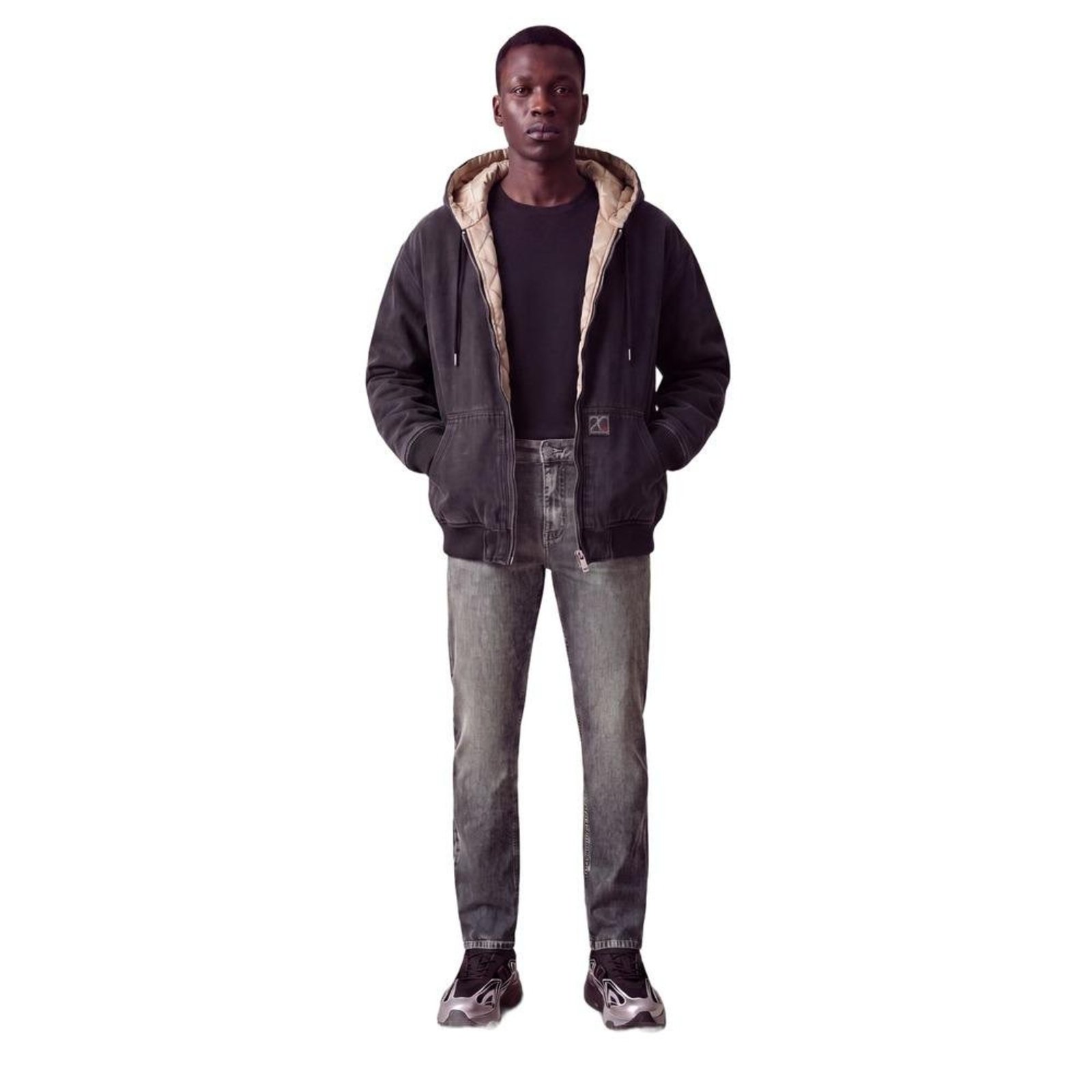 Calca Jeans Skinny Moletom Urbano
