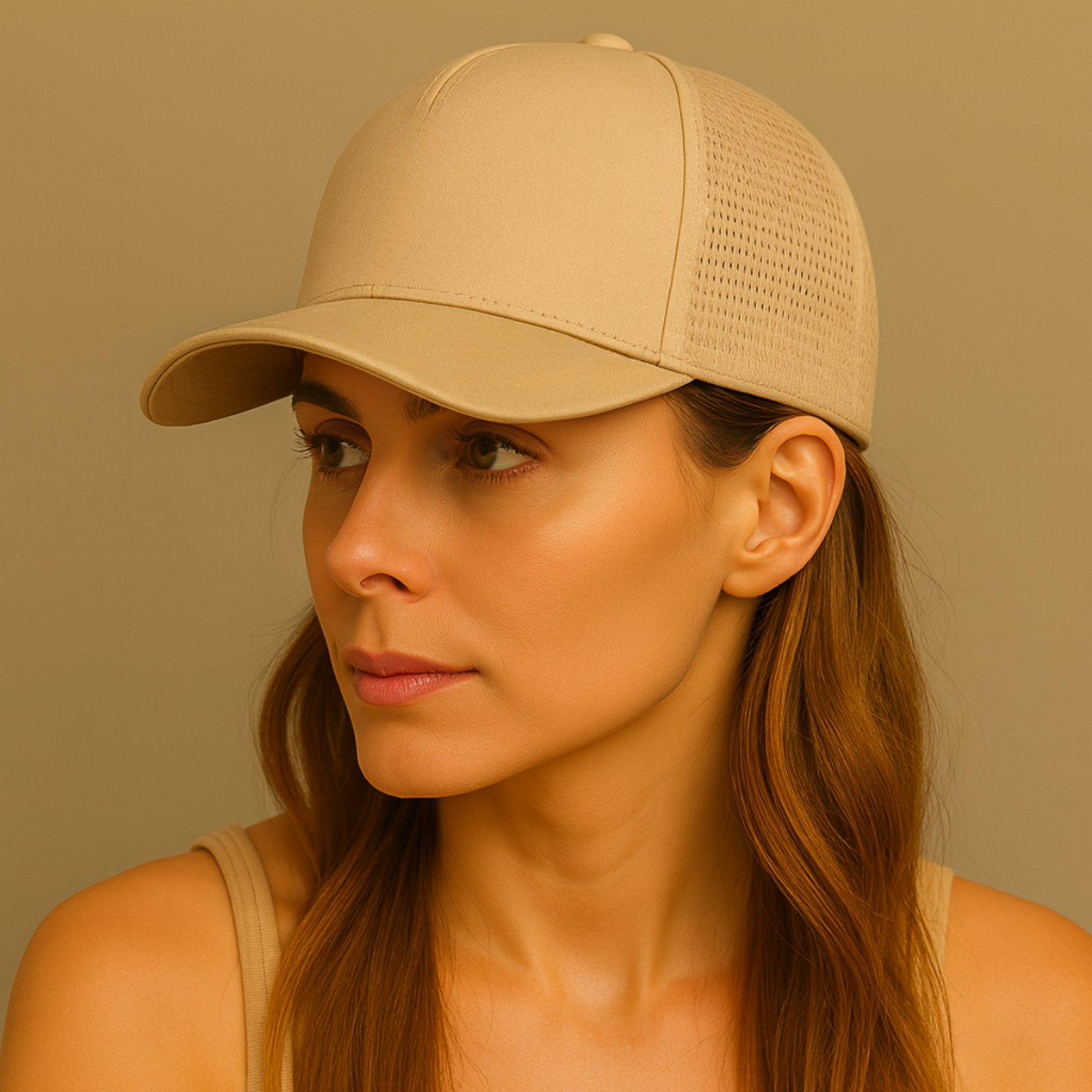 Boné Masculino De Telinha Aba Curva Liso Rendinha