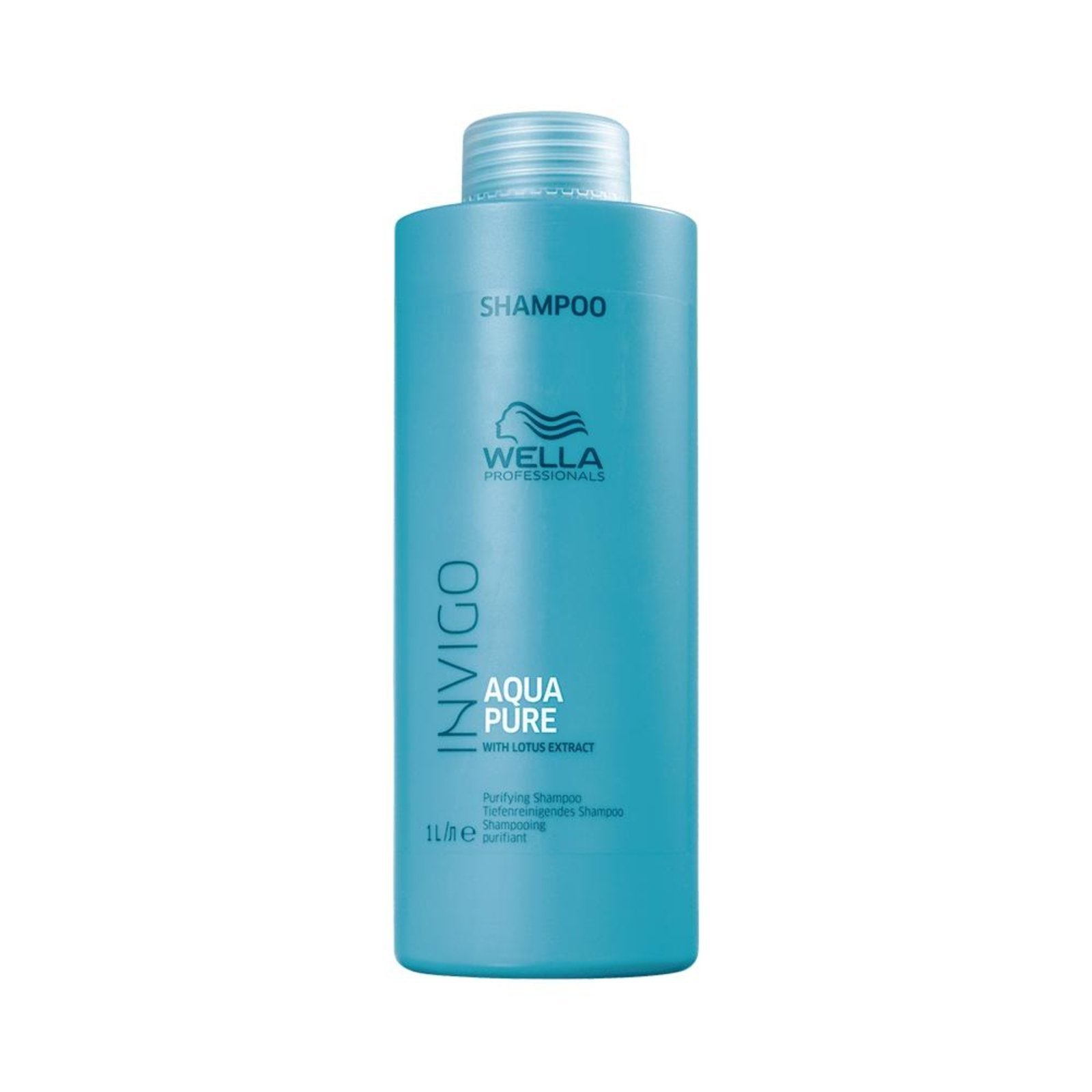 Vista 2 Wella Professionals Invigo Balance Aqua Pure Shampoo 1000ml incolor aqua WELLA PROFESSIONALS incolor aqua