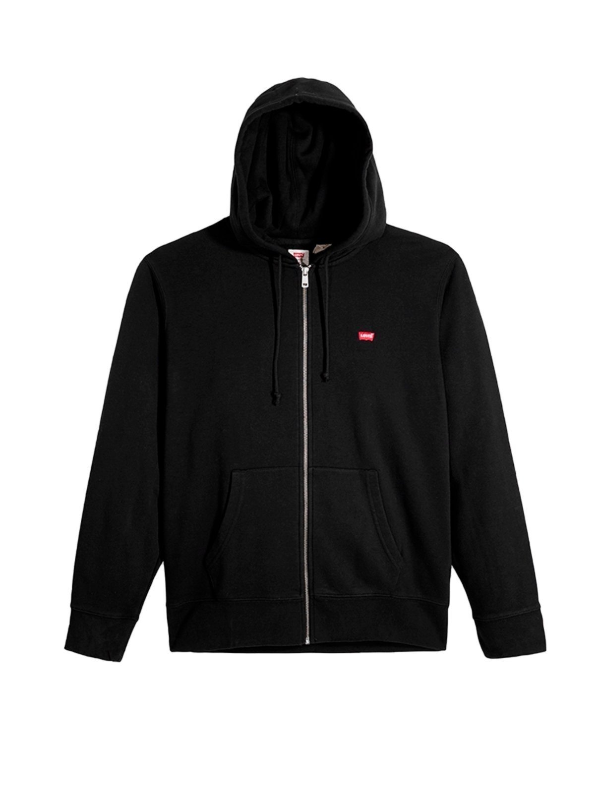 Vista 3 Moletom Levis Masculino Full Zip Hoodie Icon preto Levis preto