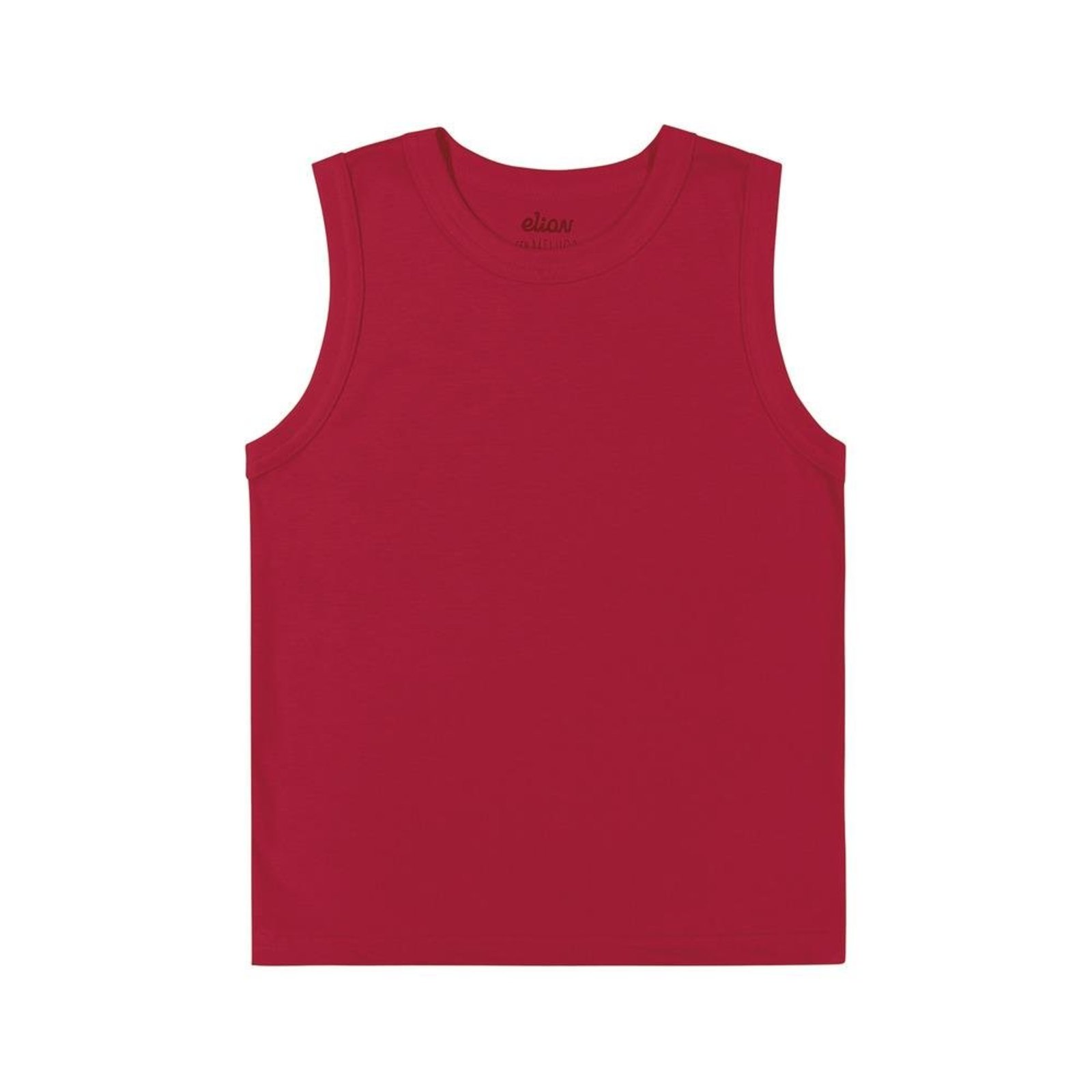 Infantil - Regata Básica Algodão Elian Vermelho 1