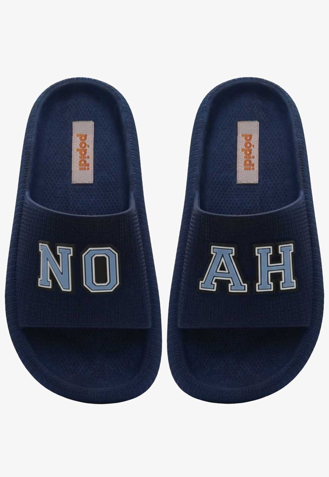 Infantil - Chinelo Pópidi Personalizado NOAH Estilo Nuvem Marinho