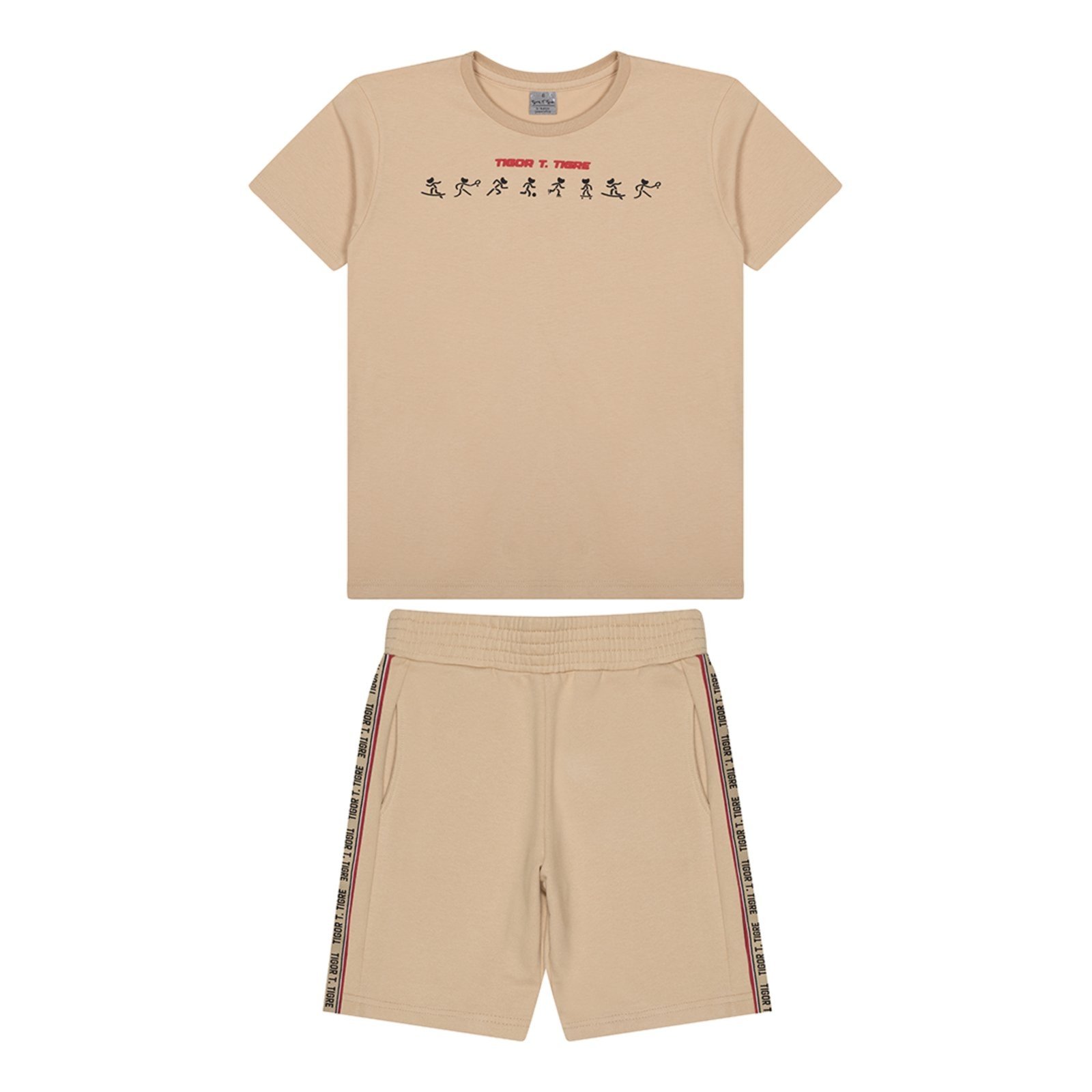 Infantil - Conjunto Curto Masculino Tigor T. Tigre