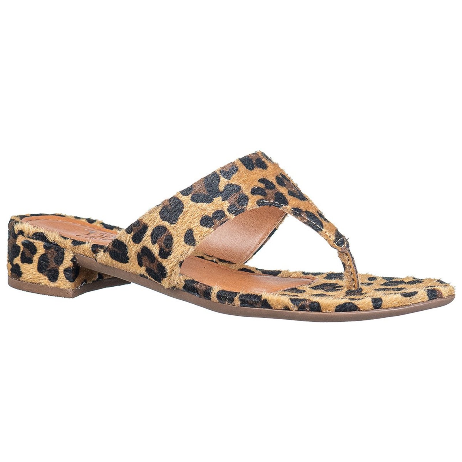 Tamanco Feminino Casual Animal Print Salto Baixo - Via Birigui Onça