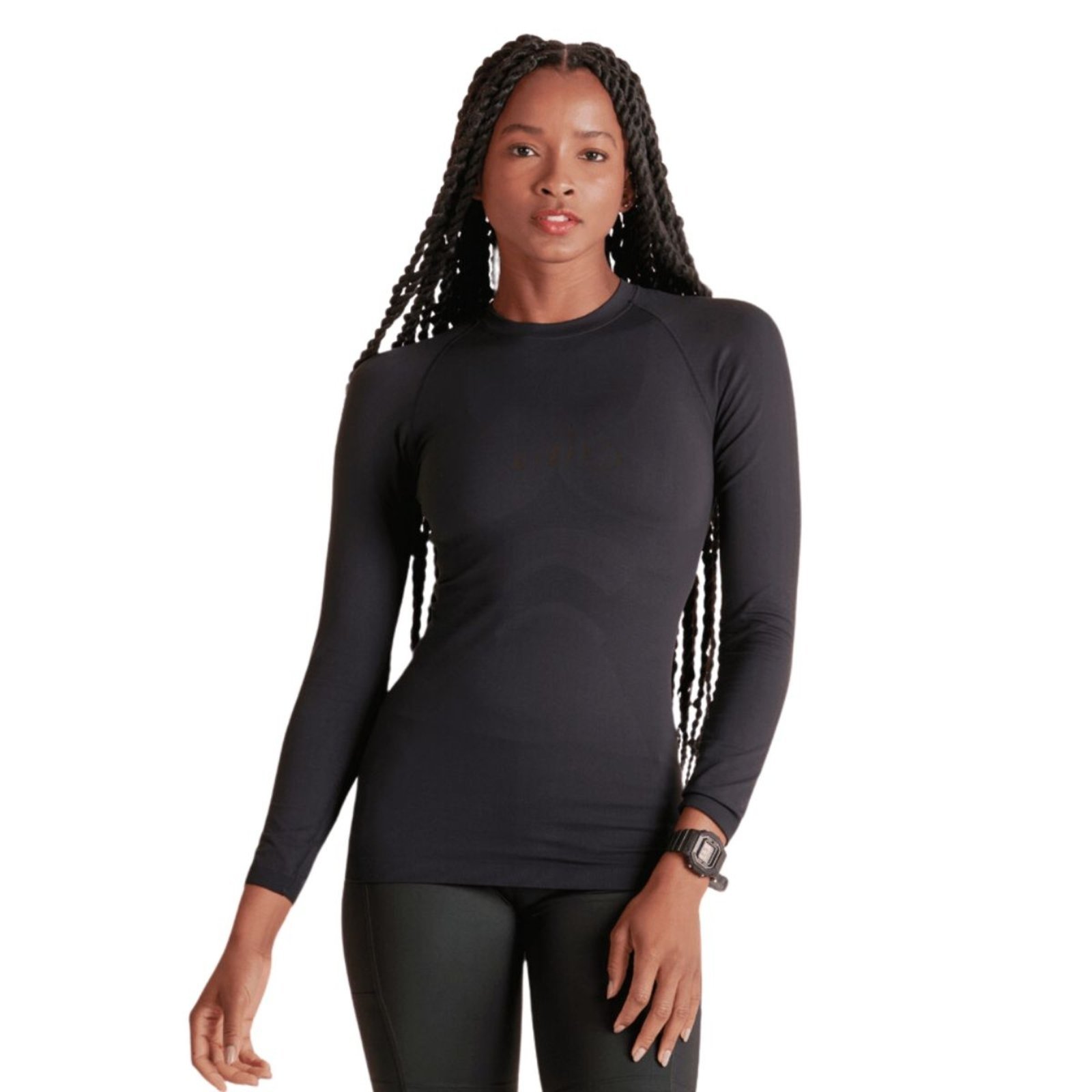 Camiseta Feminina Sem Costura Manga Longa Térmica i max Lupo