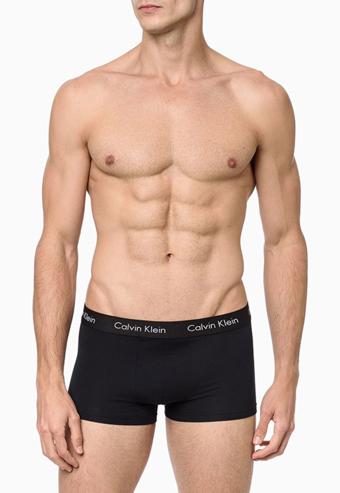 Vista 2 Cueca Calvin Klein Underwear Boxer Preta preto Calvin Klein Underwear preto