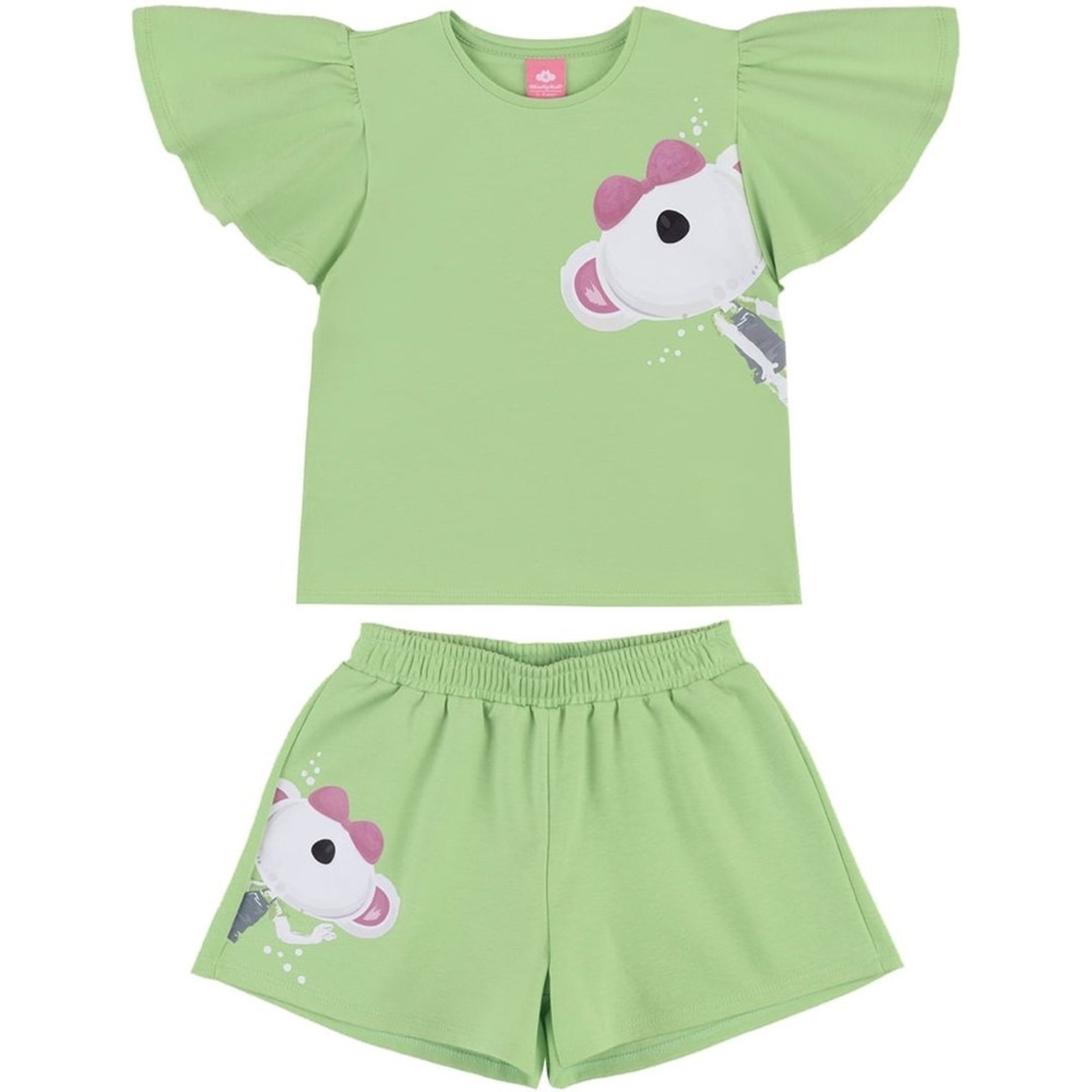 Infantil - Conjunto Curto Menina Lilica Ripilica