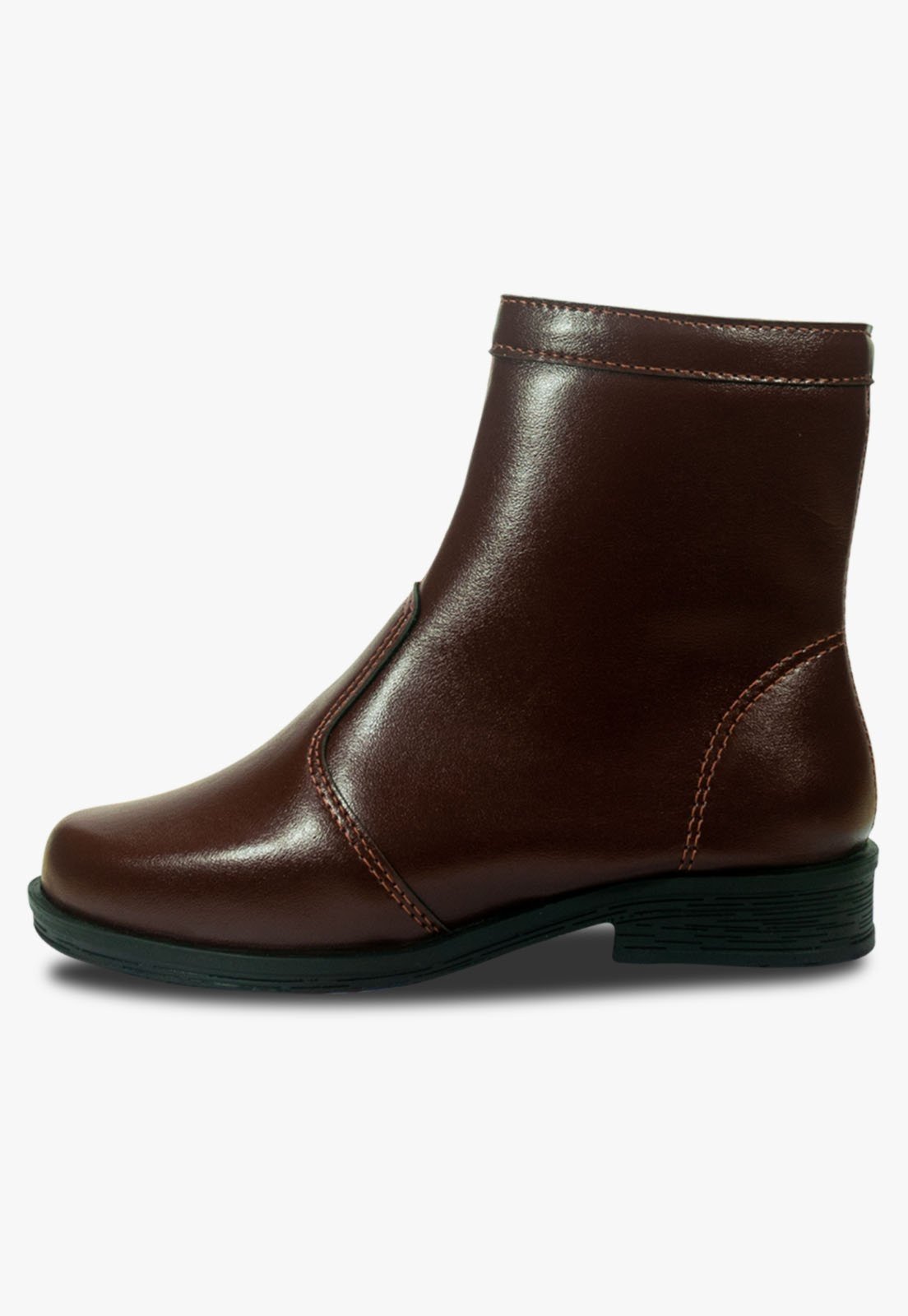 Infantil – Bota Montaria Coturno Feminino Pópidi Cano Curto Marrom Café