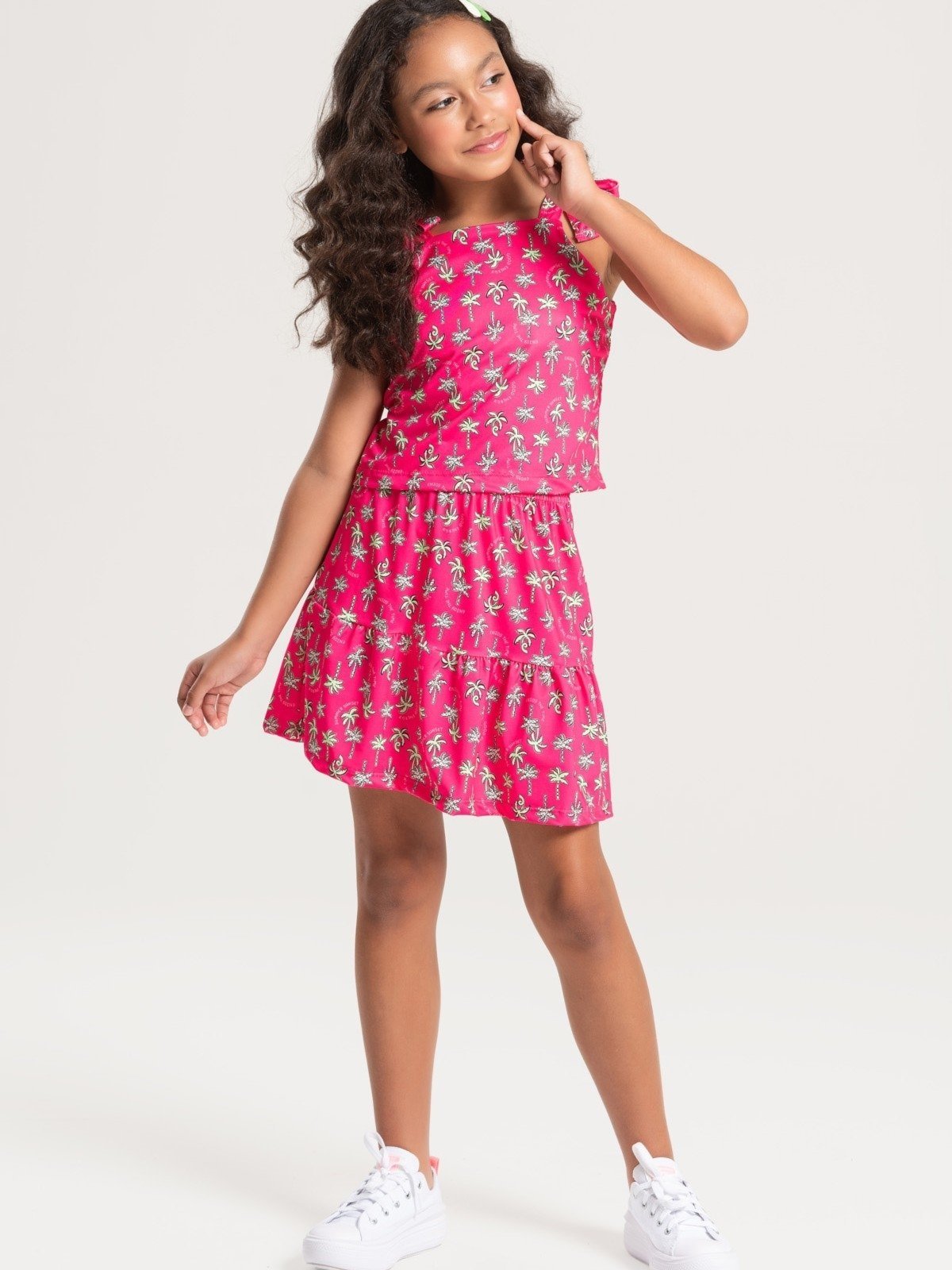 Vista 3 Infantil - Conjunto Platinum Verão Tropical PLATINUM KIDS rosa PLATINUM KIDS rosa