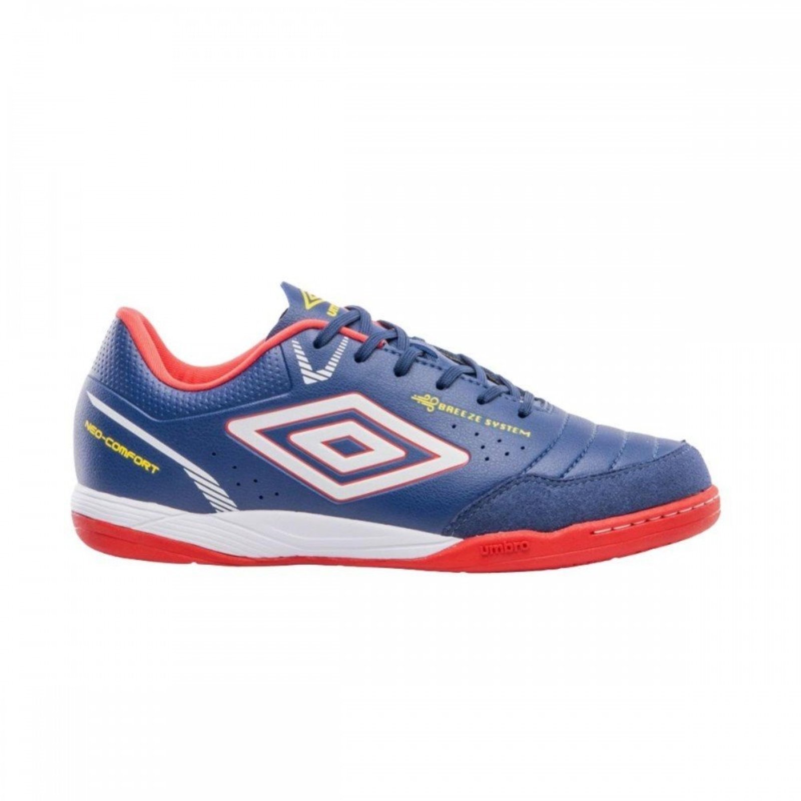 Chuteira Umbro Neo Comfort 742 Futsal Indoor Umbro Azul Marinho
