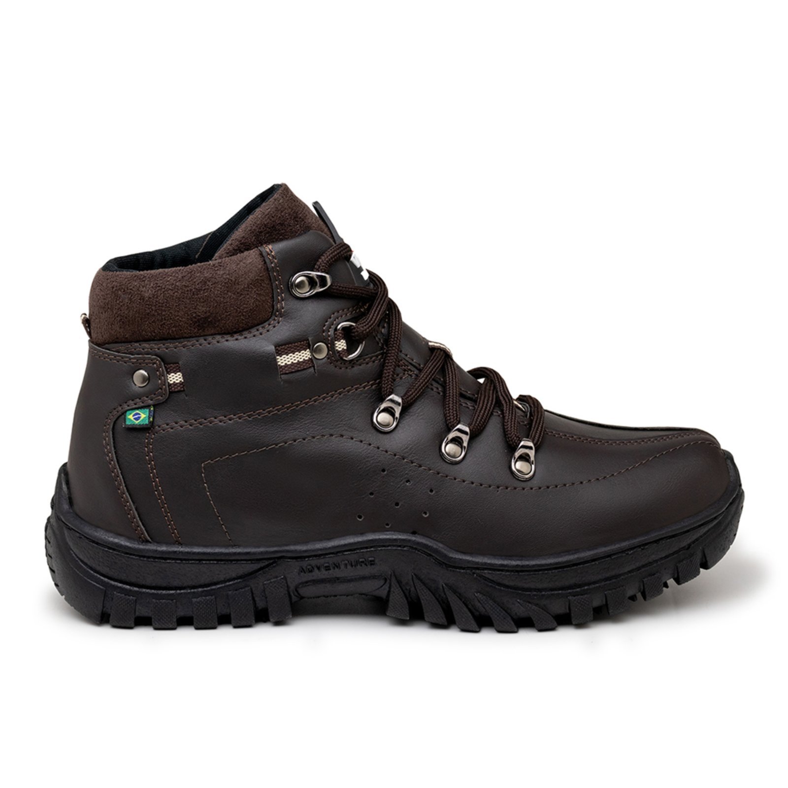 Coturno Feminino Bota Segurança Do Trabalho Café
