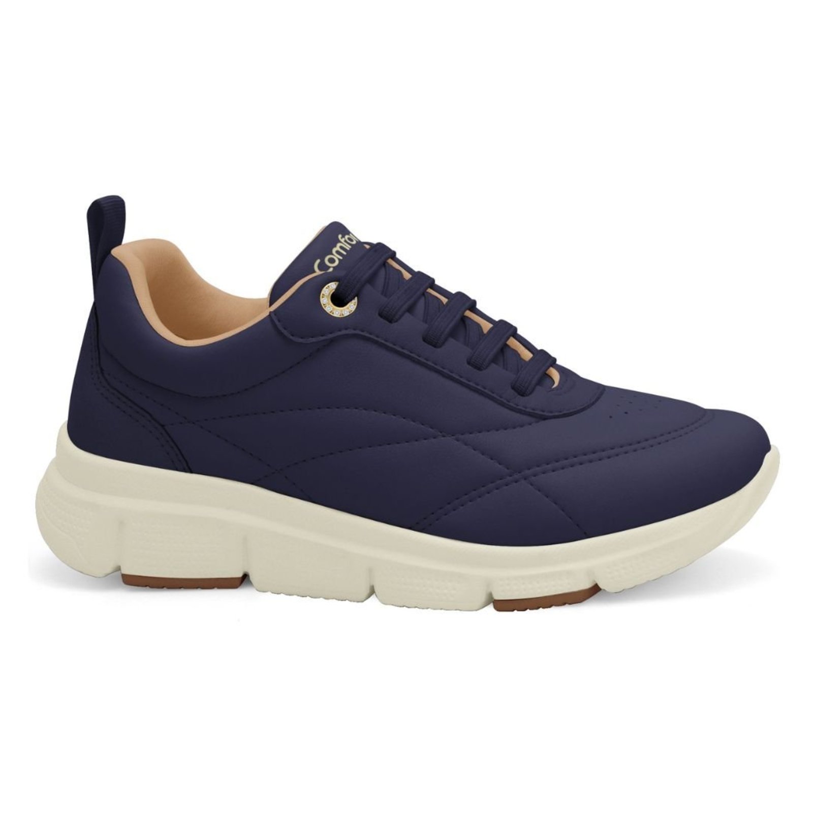 Tênis Feminino com Solado Leve Comfortflex 2690401 - Marinho