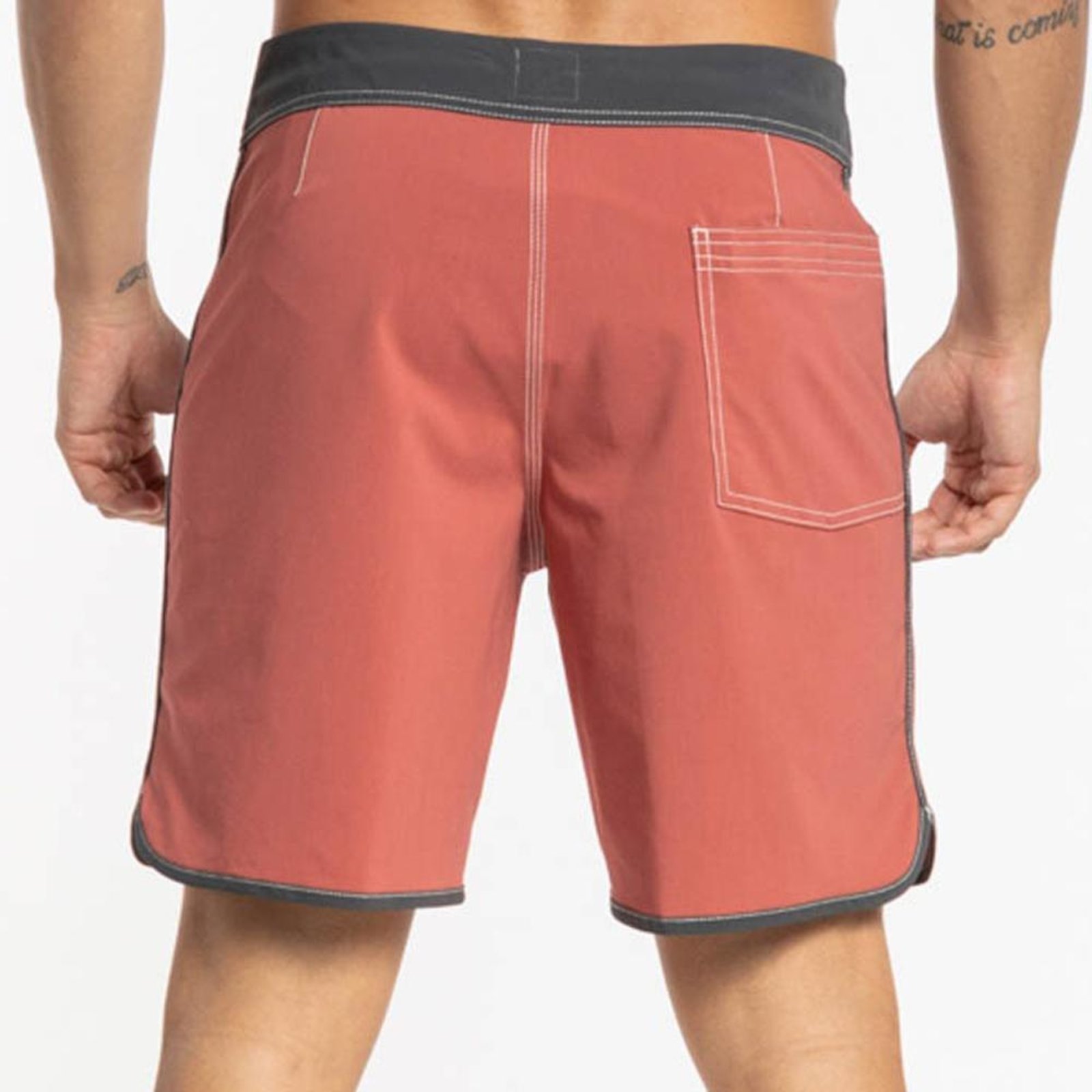 Bermuda Quiksilver Original Scallop 18 W23 Masculina Marsala