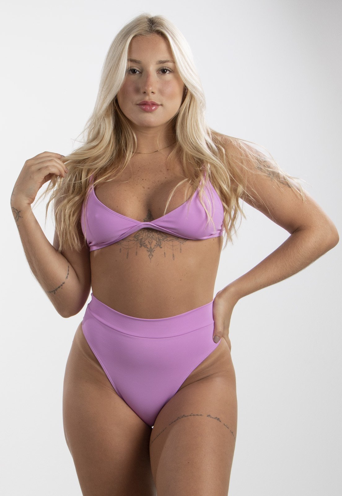 Biquini Diluxo Hot Pant Cintura Alta Alcinha Rosa