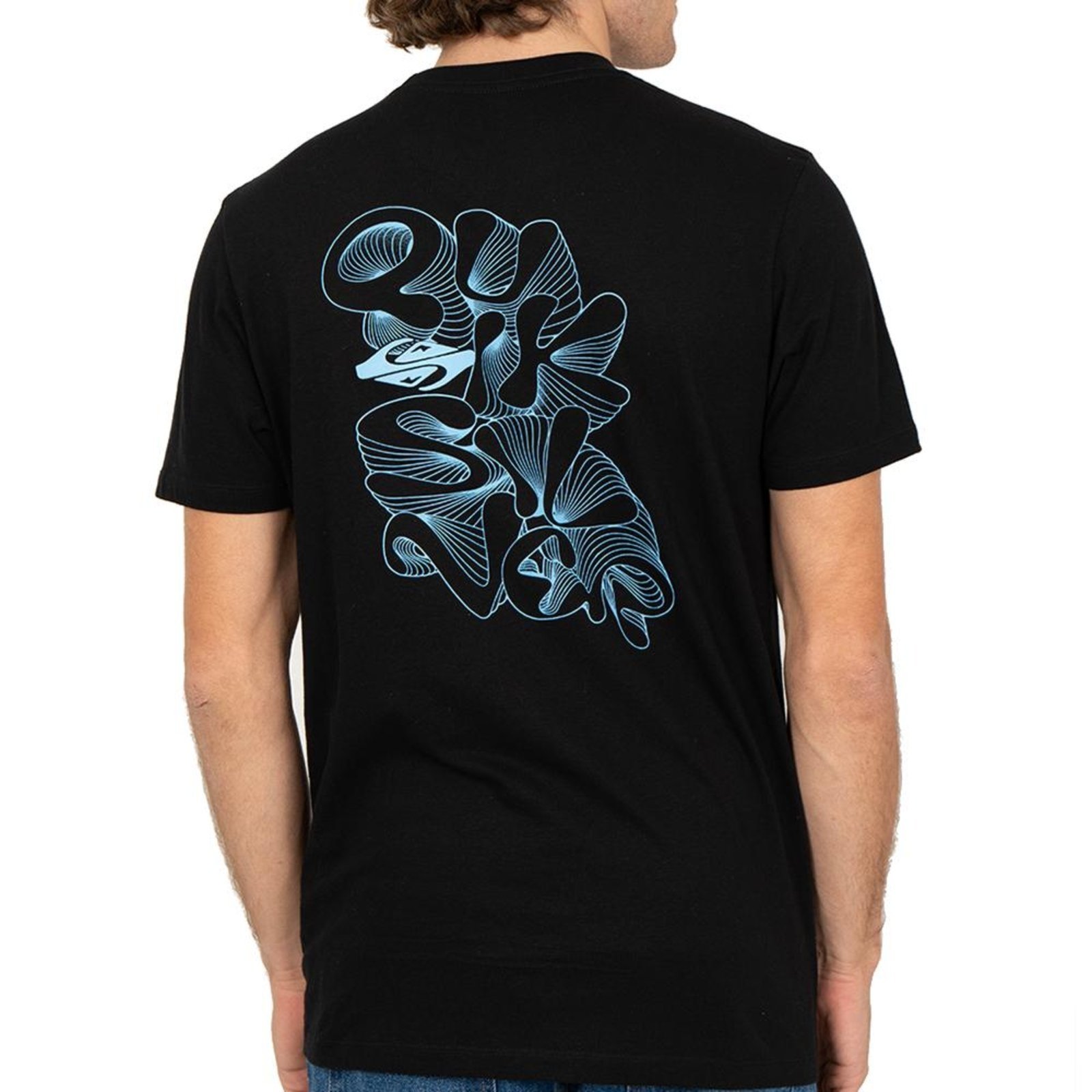 Camiseta Quiksilver Ripple Fount Plus Size SM26 Preto