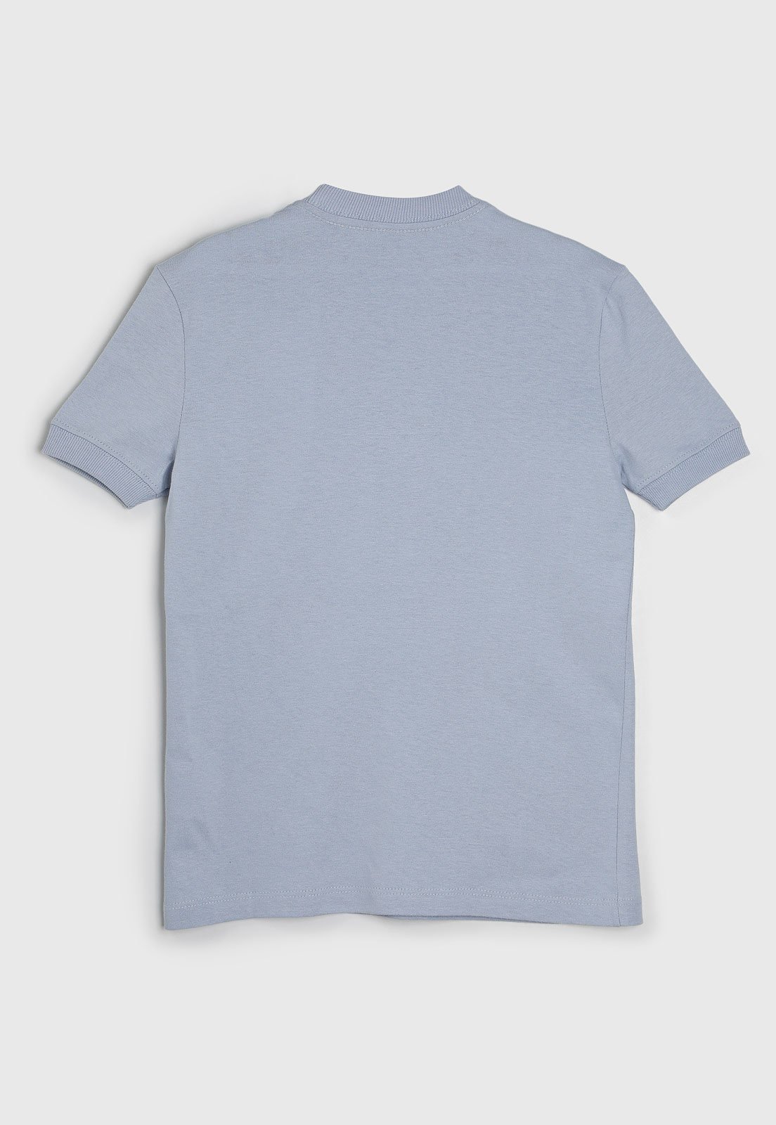 Vista 3 Infantil - Camiseta Calvin Klein Logo Bordado Claro Calvin Klein Kids azul Calvin Klein Kids azul