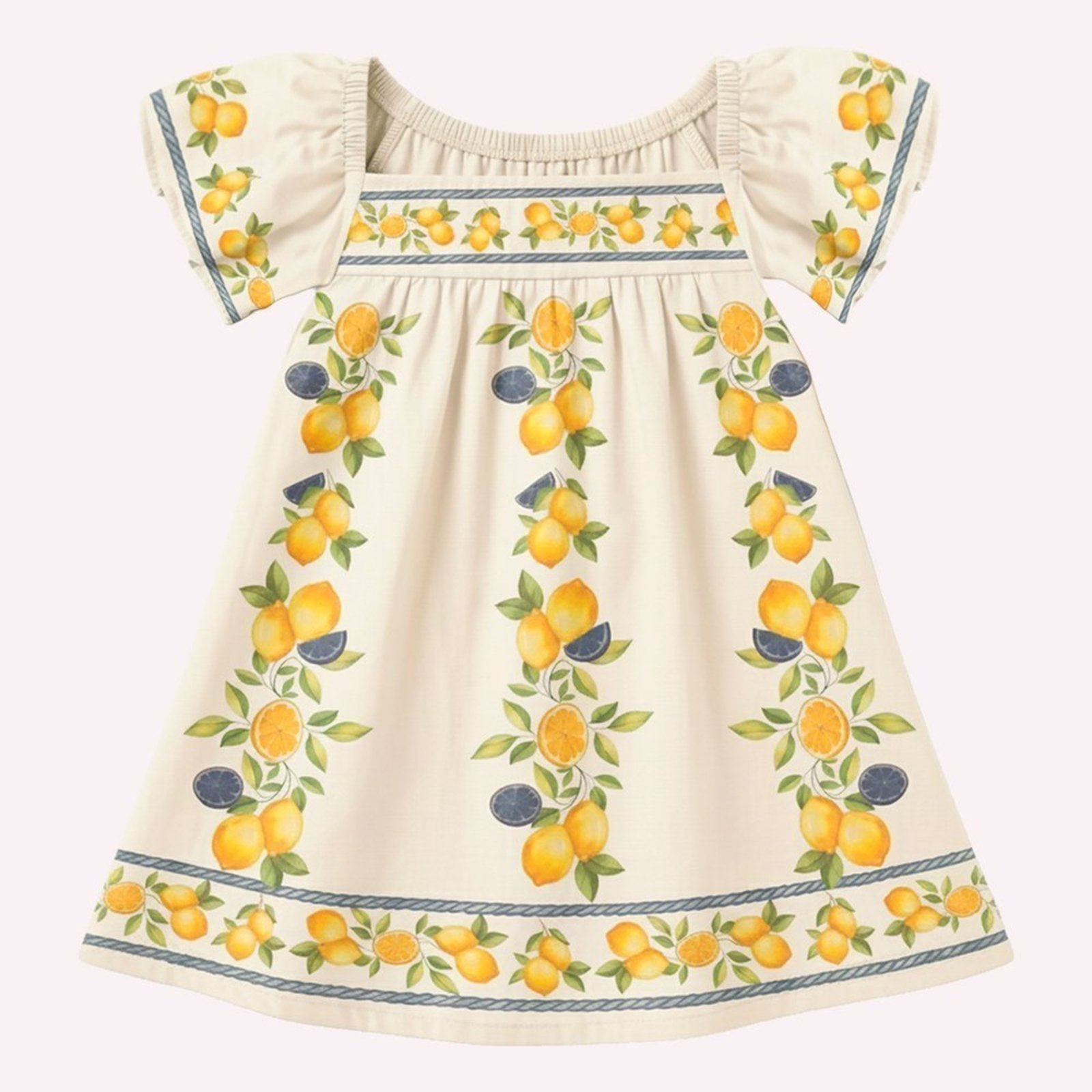Infantil - Vestido Menina Limões Nanai
