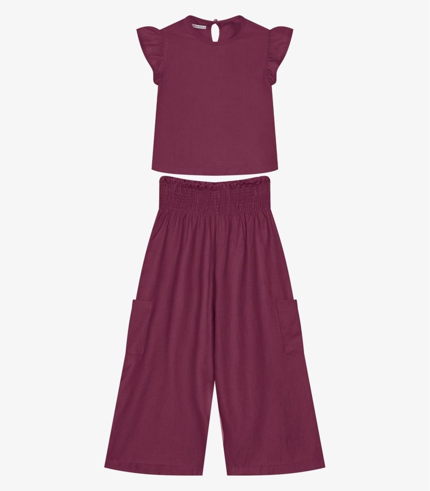 Infantil - Conjunto Blusa Com Pantacourt Trick Nick Vermelho