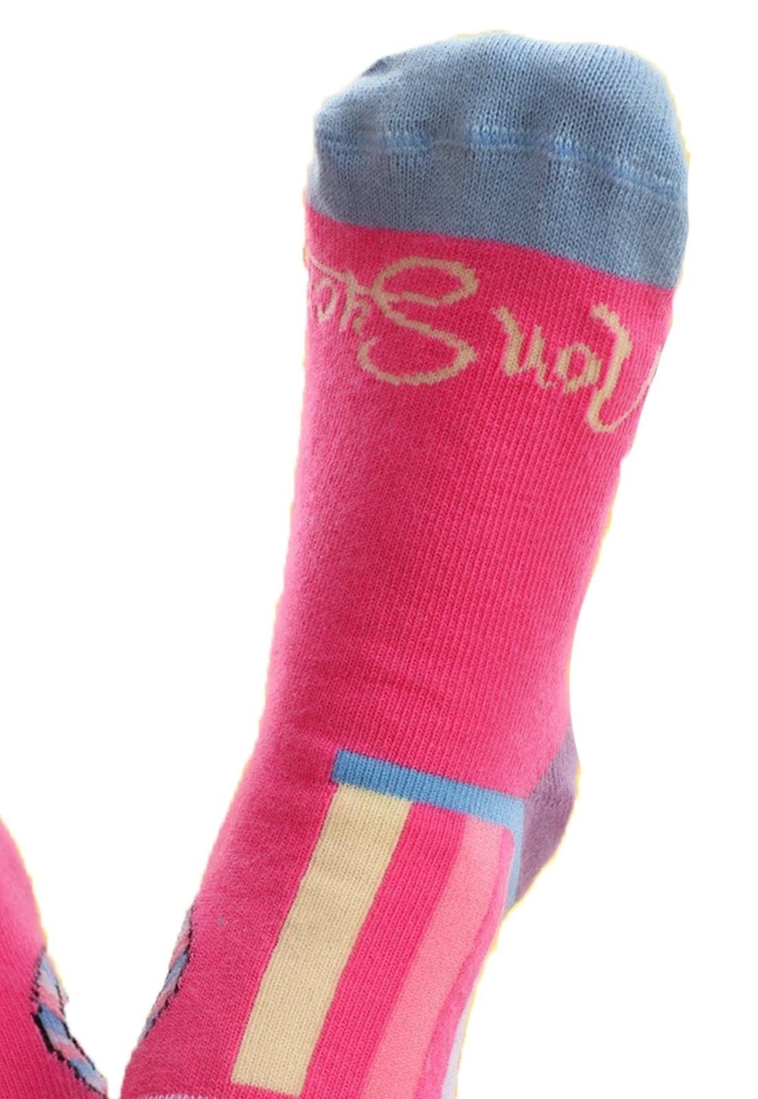 Vista 3 Infantil - Meia Sweet Mon Sucre rosa Mon Sucré rosa