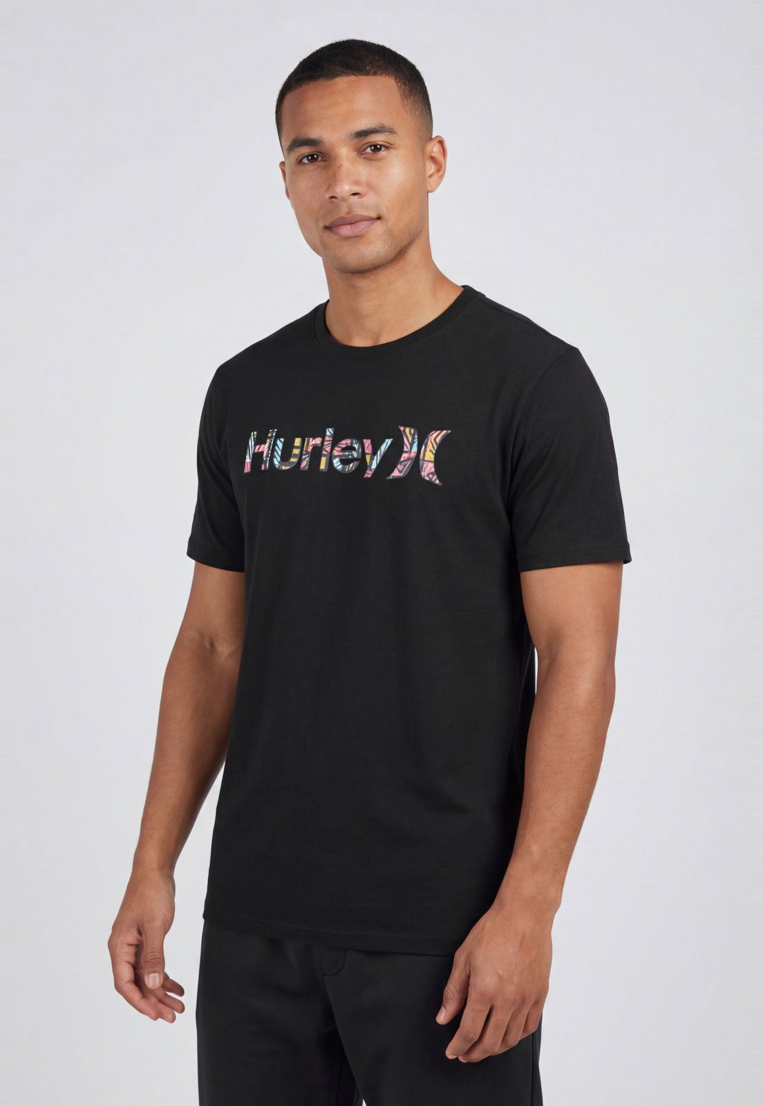 Camiseta Masculina Hurley Silk OO Classic Preta
