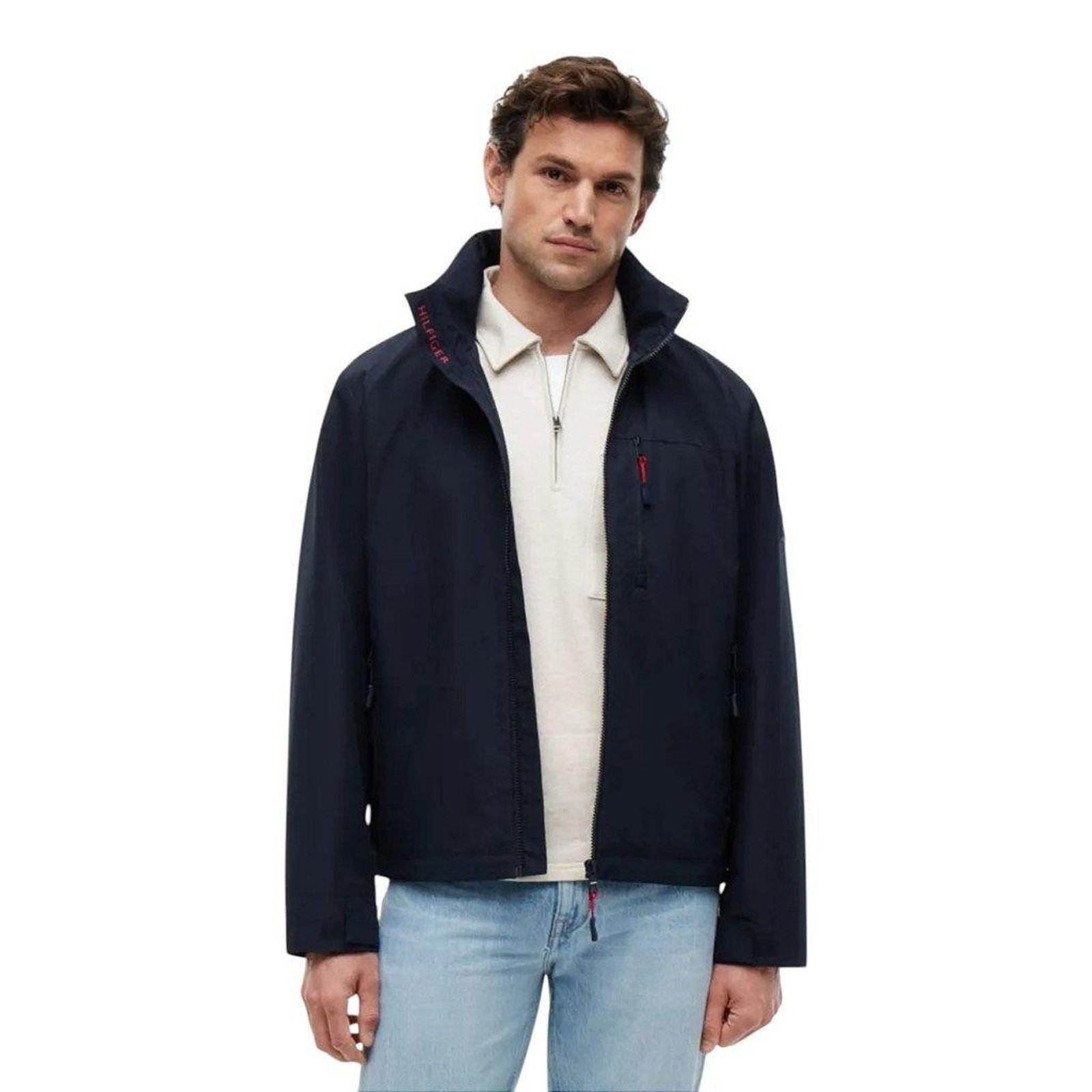 Jaqueta Tommy Hilfiger Crew Marinho Masculino