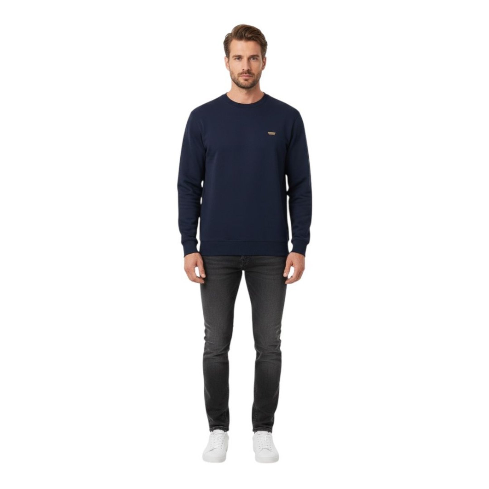 Blusao Malha 1 Masculino Triton Azul Darkness