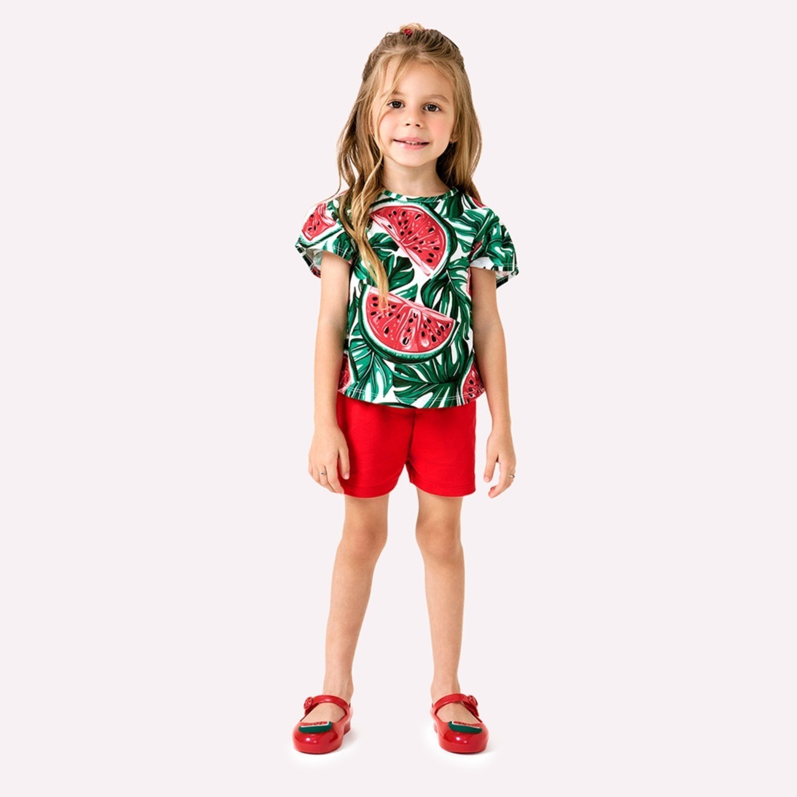 Infantil - Conjunto Menina Melancia Kyly