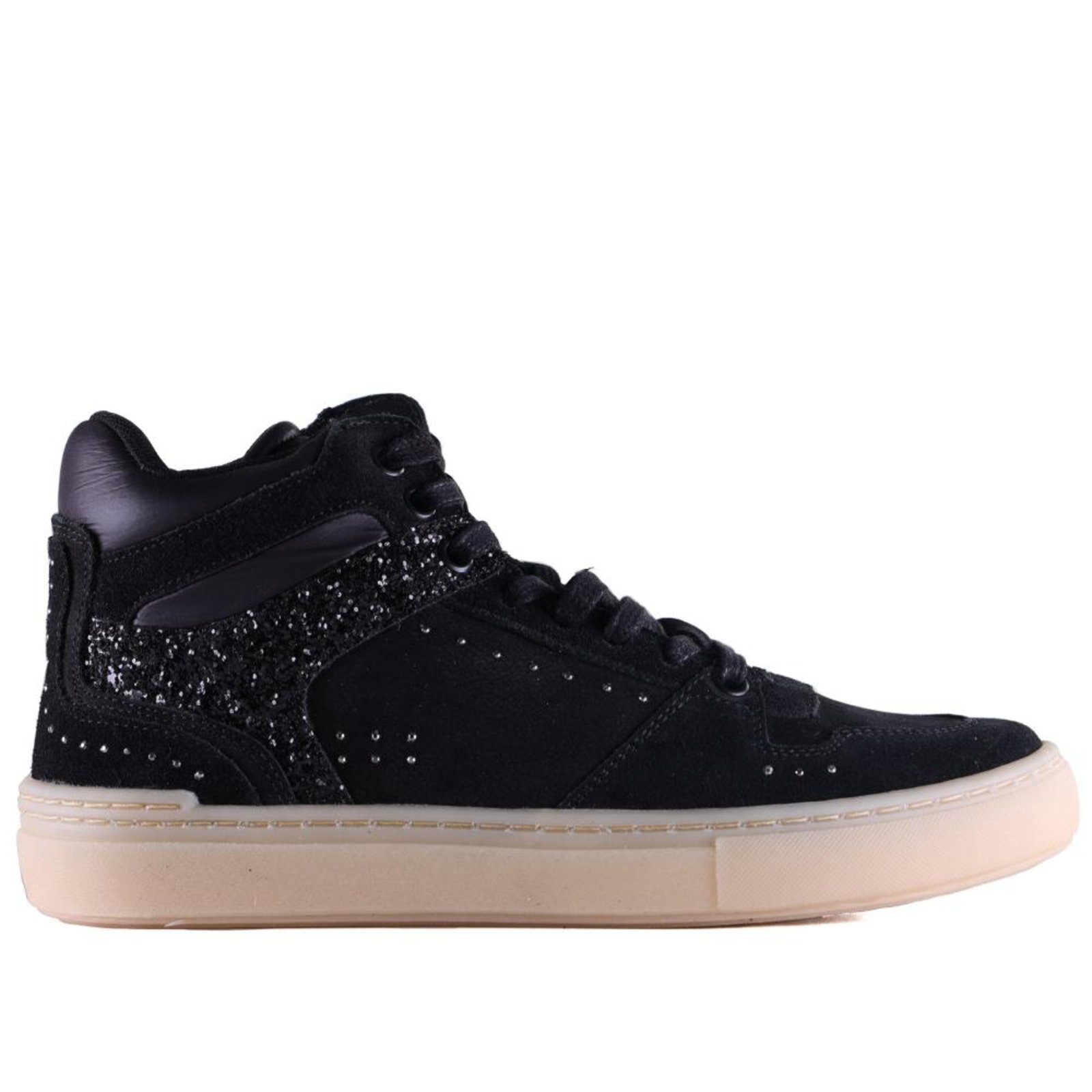 Tênis Feminino Zariff Camurça Glw221 Preto Incolor