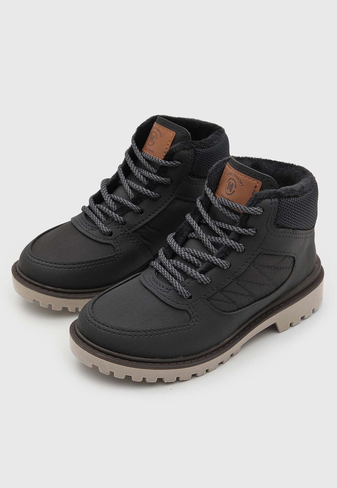 Infantil - Bota Molekinho Cano Baixo Preta