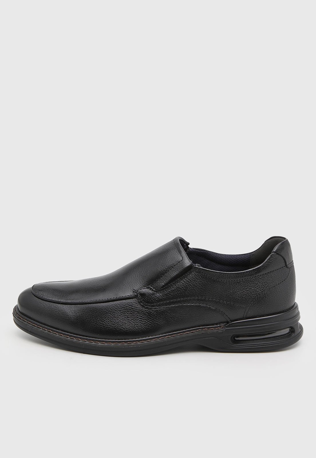 Sapato Social Masculino Democrata Magnum Couro Preto