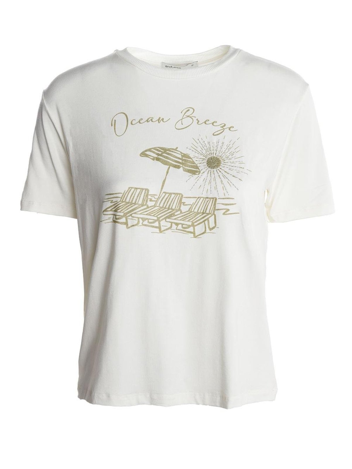 Blusa Manga Curta Feminina OFF WHITE